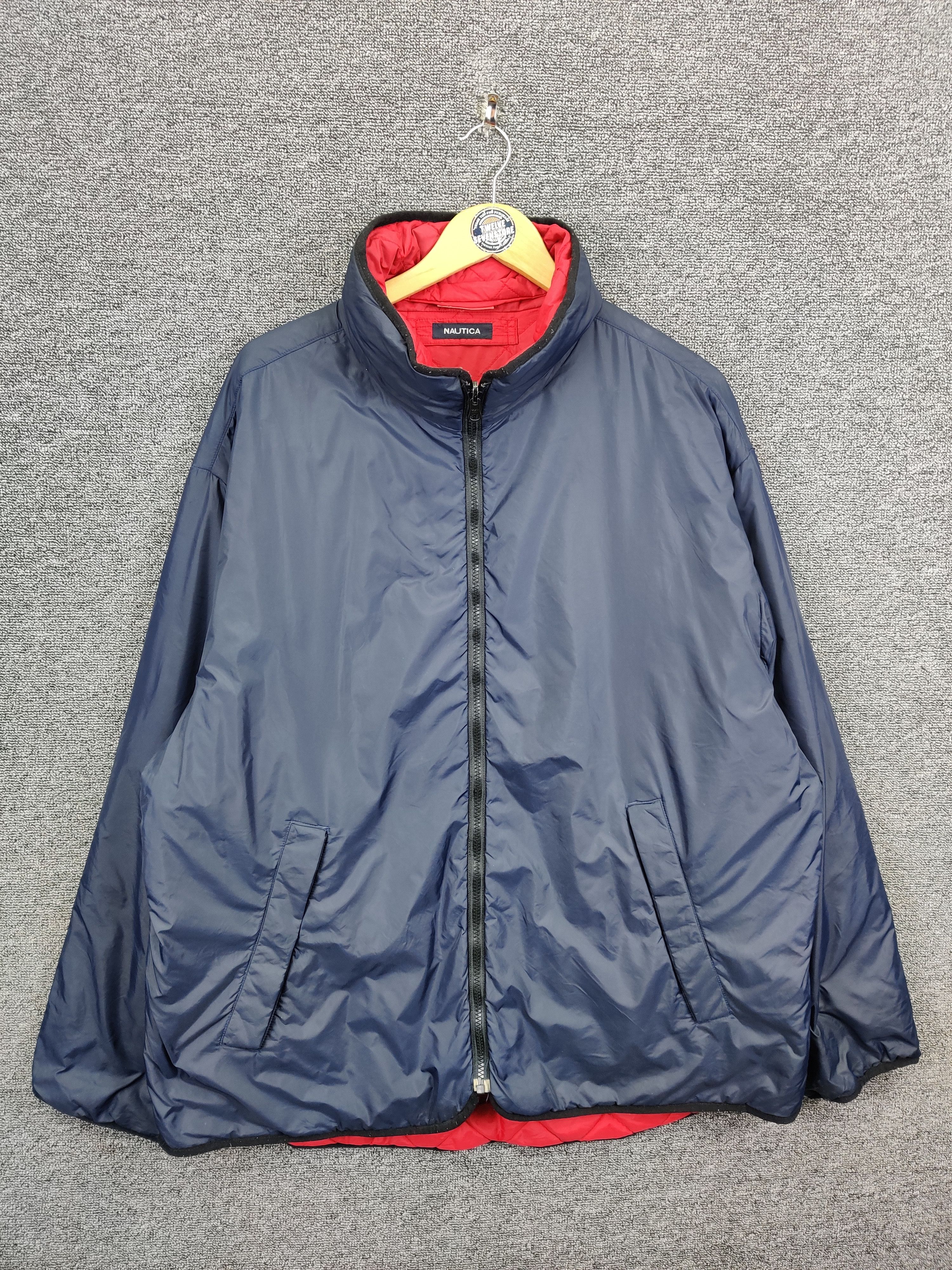 Nautica Vintage Nautica Reversible Quilted Jacket Size US XL / EU 56 / 4 - 1 Thumbnail