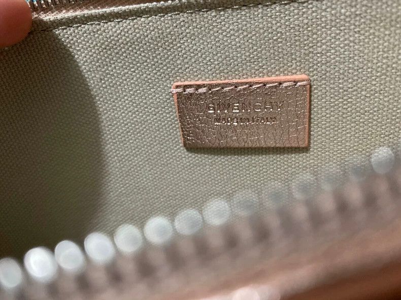 Givenchy Givenchy Rose Gold Lamb Leather Handbag Antigona Series Size ONE SIZE - 7 Thumbnail