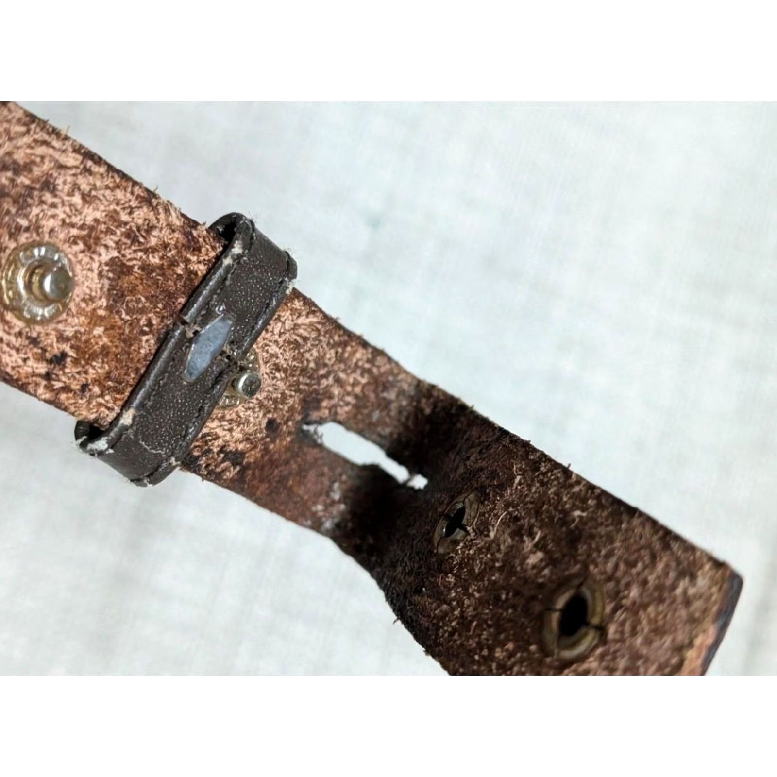 Vintage VINTAGE western belt tooled cowhide leather 40 brown handcrafted belt Men Adult 40 brown western pattern 1980's Mens Size 40 - 7 Thumbnail