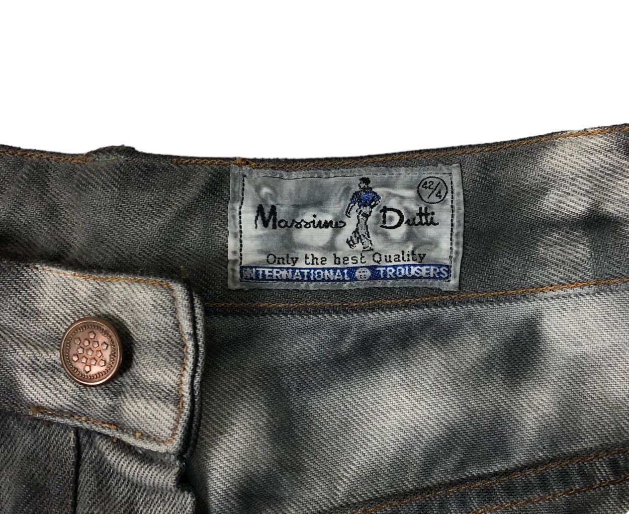 Massimo Dutti Massimo Dutti Bleach Distressed Denim Jeans Size US 30 / EU 46 - 11 Thumbnail