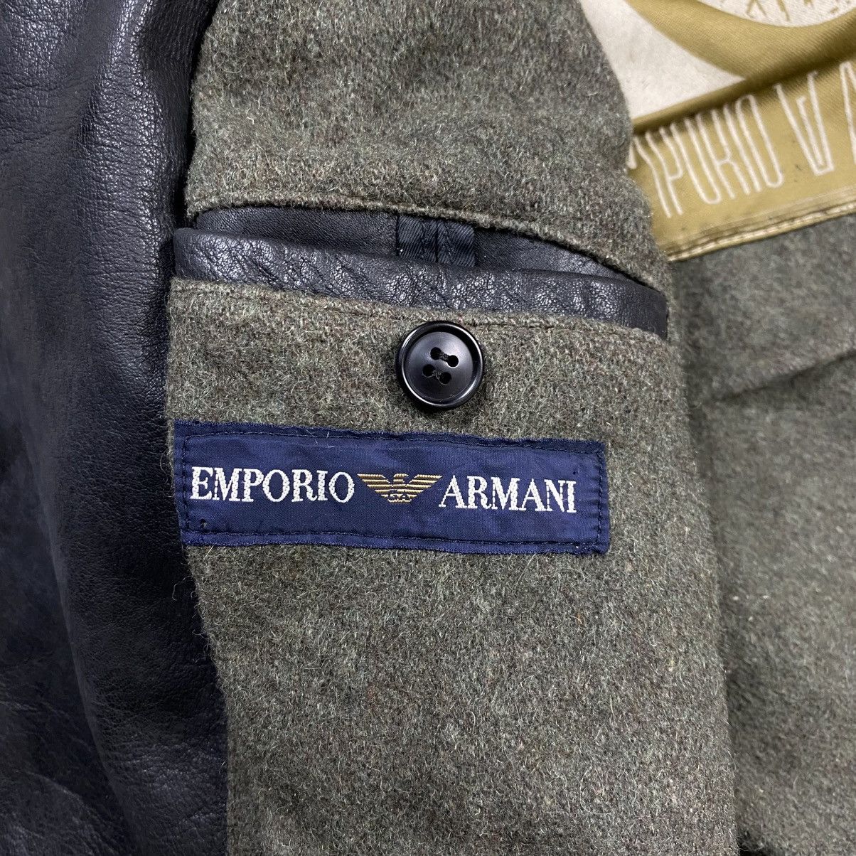 Emporio Armani Vintage runway leather armani bikers leather jacket Size US S / EU 44-46 / 1 - 10 Thumbnail
