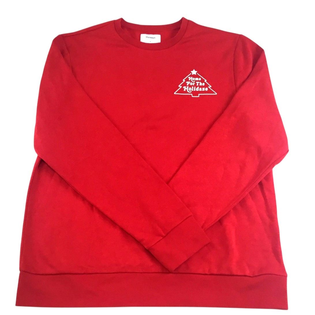 Old Navy Sweatshirt Christmas NWT Old Navy Home for the Holidaze XL Size XL / US 12-14 / IT 48-50 - 1 Thumbnail