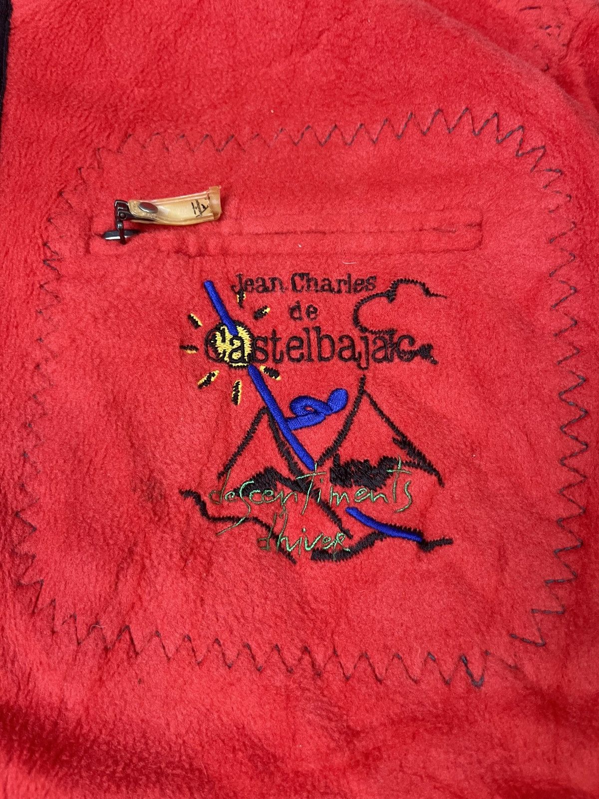Jean Charles De Castelbajac Vintage Jean Charles De Castlebajac Fleece Jacket Size US M / EU 48-50 / 2 - 10 Thumbnail
