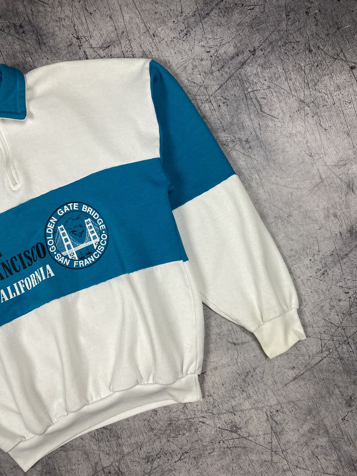 Vintage Vintage 90s San Francisco Golden Gate Bridge Sweatshirt Size US L / EU 52-54 / 3 - 3 Thumbnail