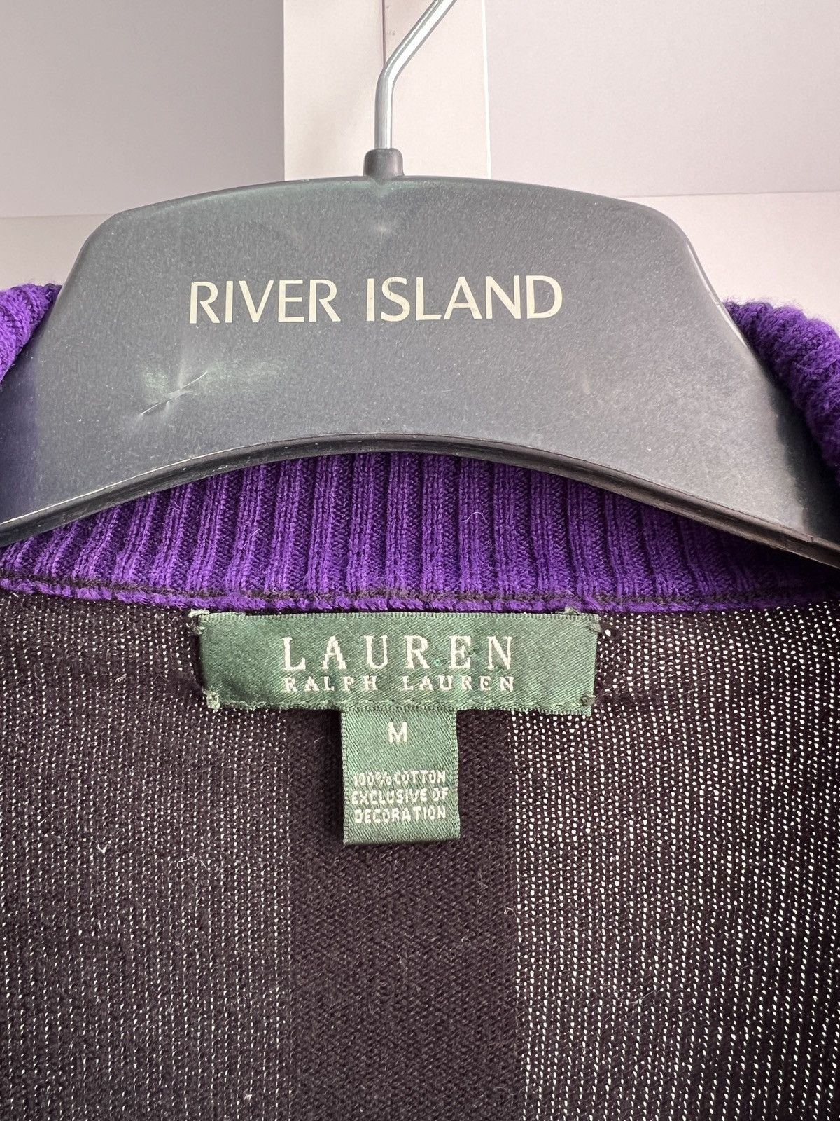 Polo Ralph Lauren × Ralph Lauren × Vintage Vintage LADIES LAUREN BY RALPH LAUREN FULL ZIP SWEATER Size M / US 6-8 / IT 42-44 - 8 Thumbnail