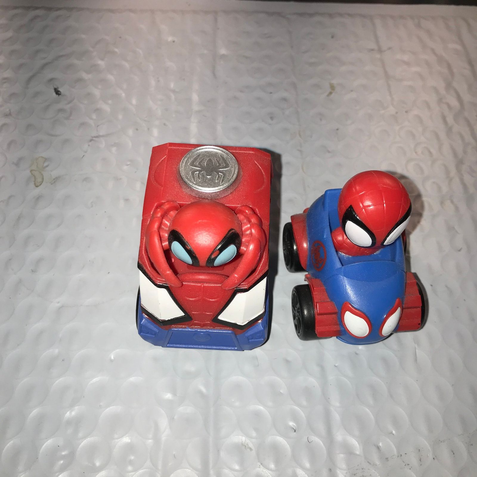 Marvel Comics Spidey & His Amazing Friends 2 Mini Vehicles Marvel Lot Size ONE SIZE - 1 Thumbnail