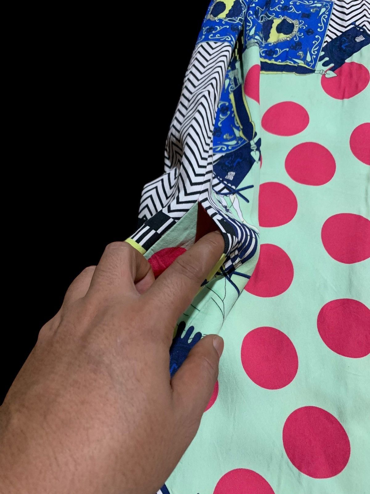 Versace SS15 VERSACE resort polca boraque mini dress Size M / US 6-8 / IT 42-44 - 9 Thumbnail