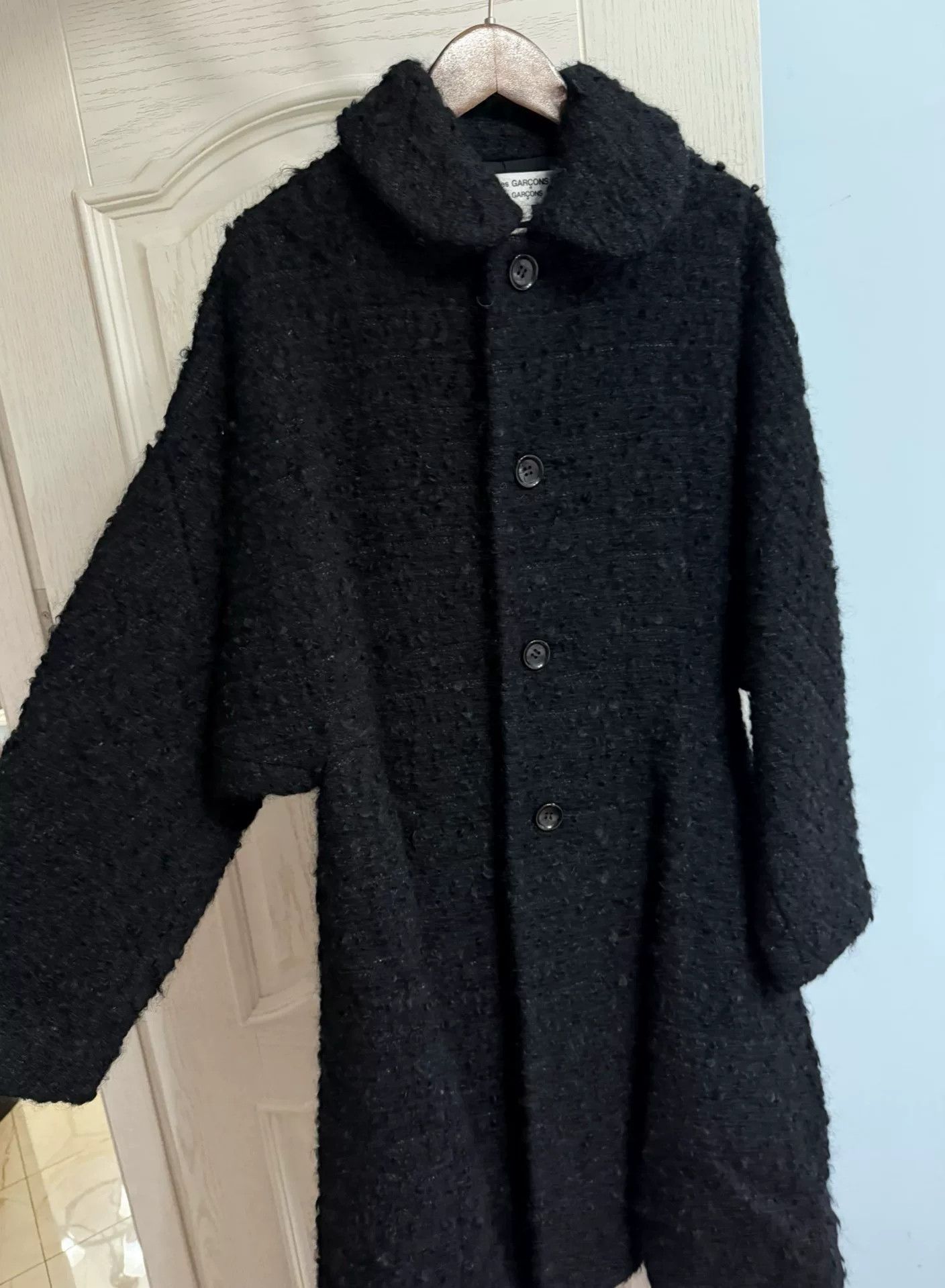 Comme des Garcons Black Wool Coat by Comme des Garçons Size M / US 6-8 / IT 42-44 - 1 Thumbnail