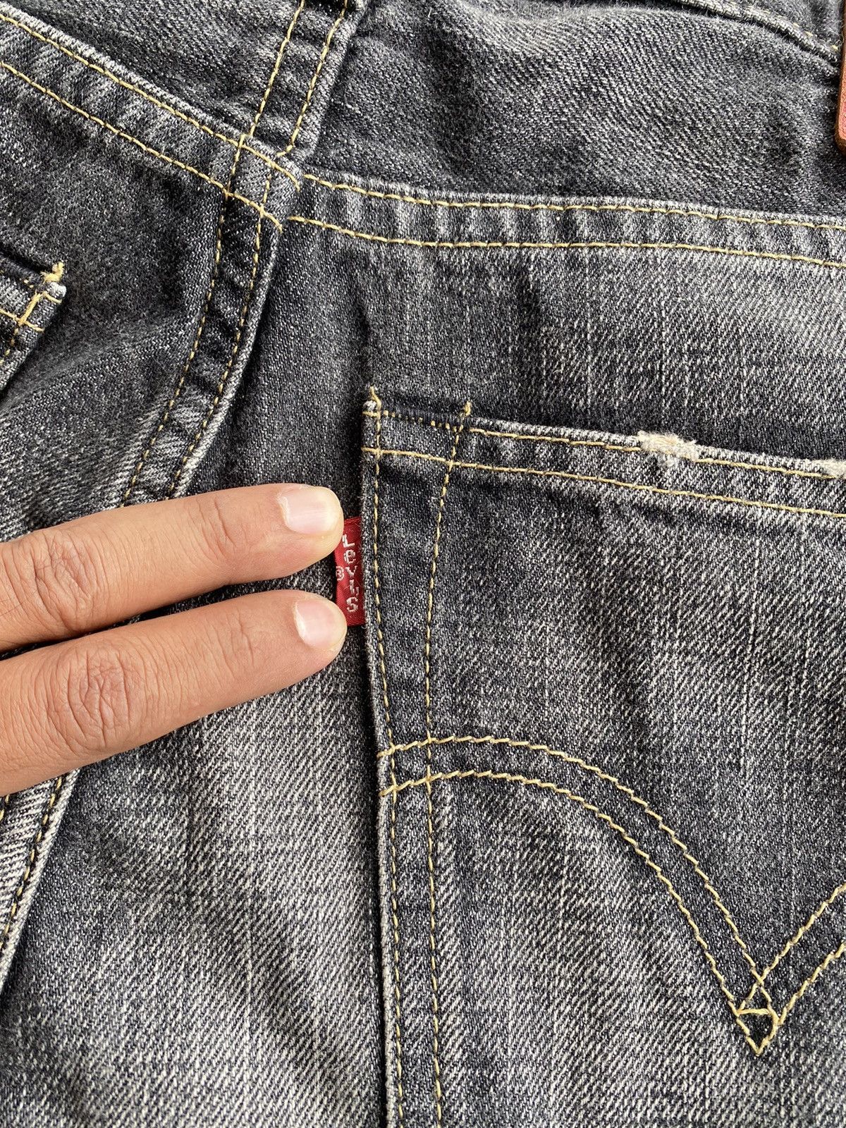 Levi's × Vintage Baggy Jeans Vintage Levi’s 502 Faded Black Denim Size US 34 / EU 50 - 9 Thumbnail