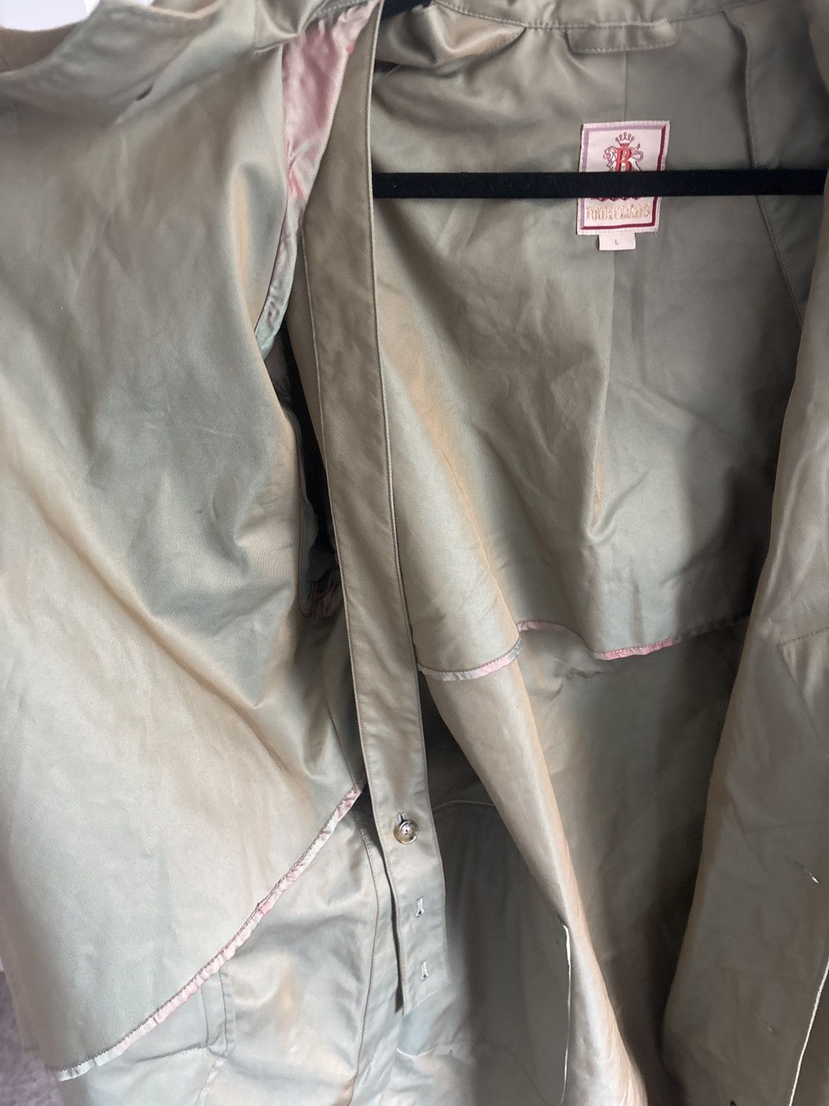 Baracuta Baracuta Metallic/green finish trench coat Size US L / EU 52-54 / 3 - 6 Thumbnail