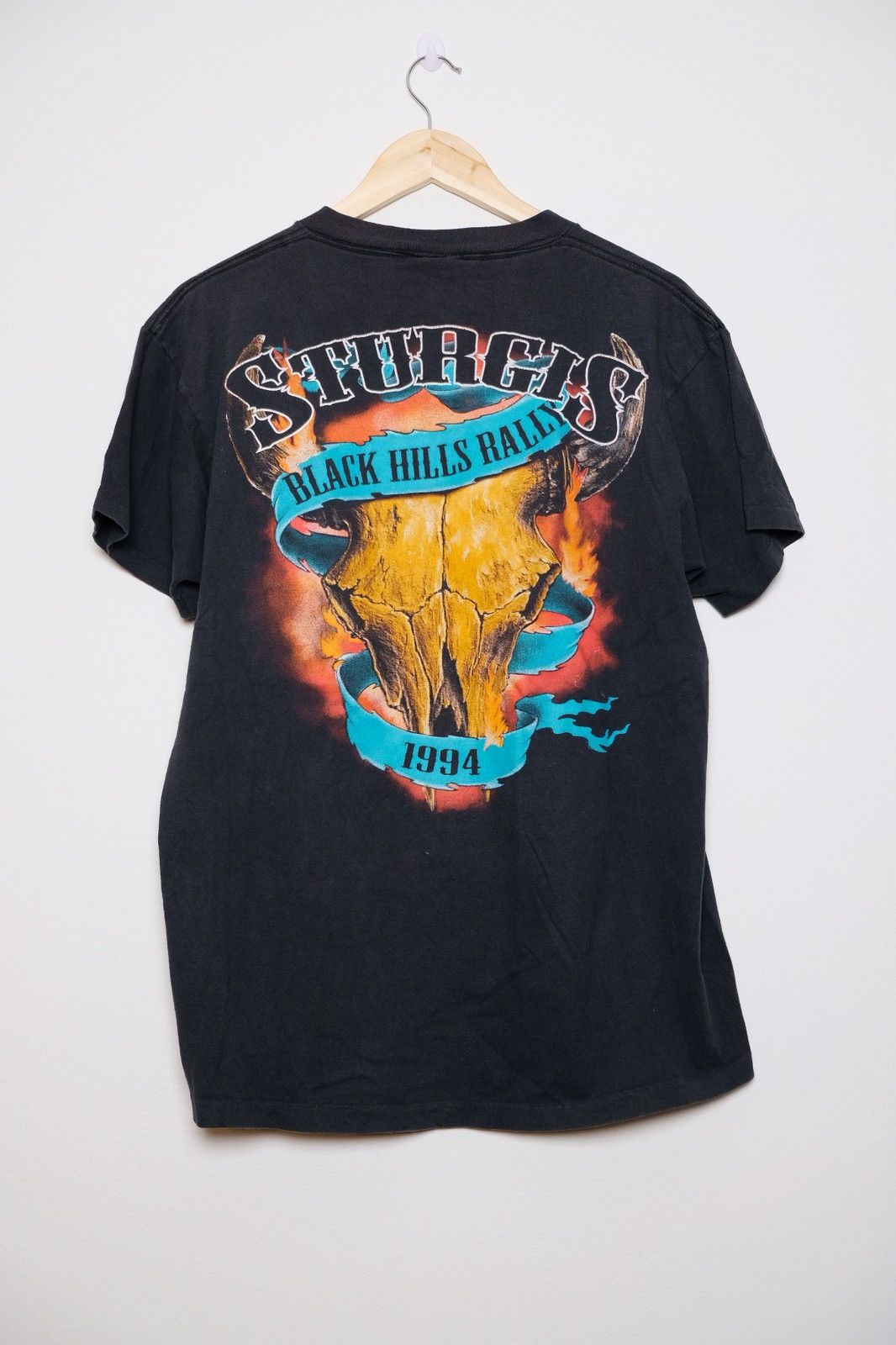 Harley Davidson × Vintage Rare 1994 vintage Harley Davidson Sturgis 3D Emblem t-shirt Size US L / EU 52-54 / 3 - 4 Thumbnail