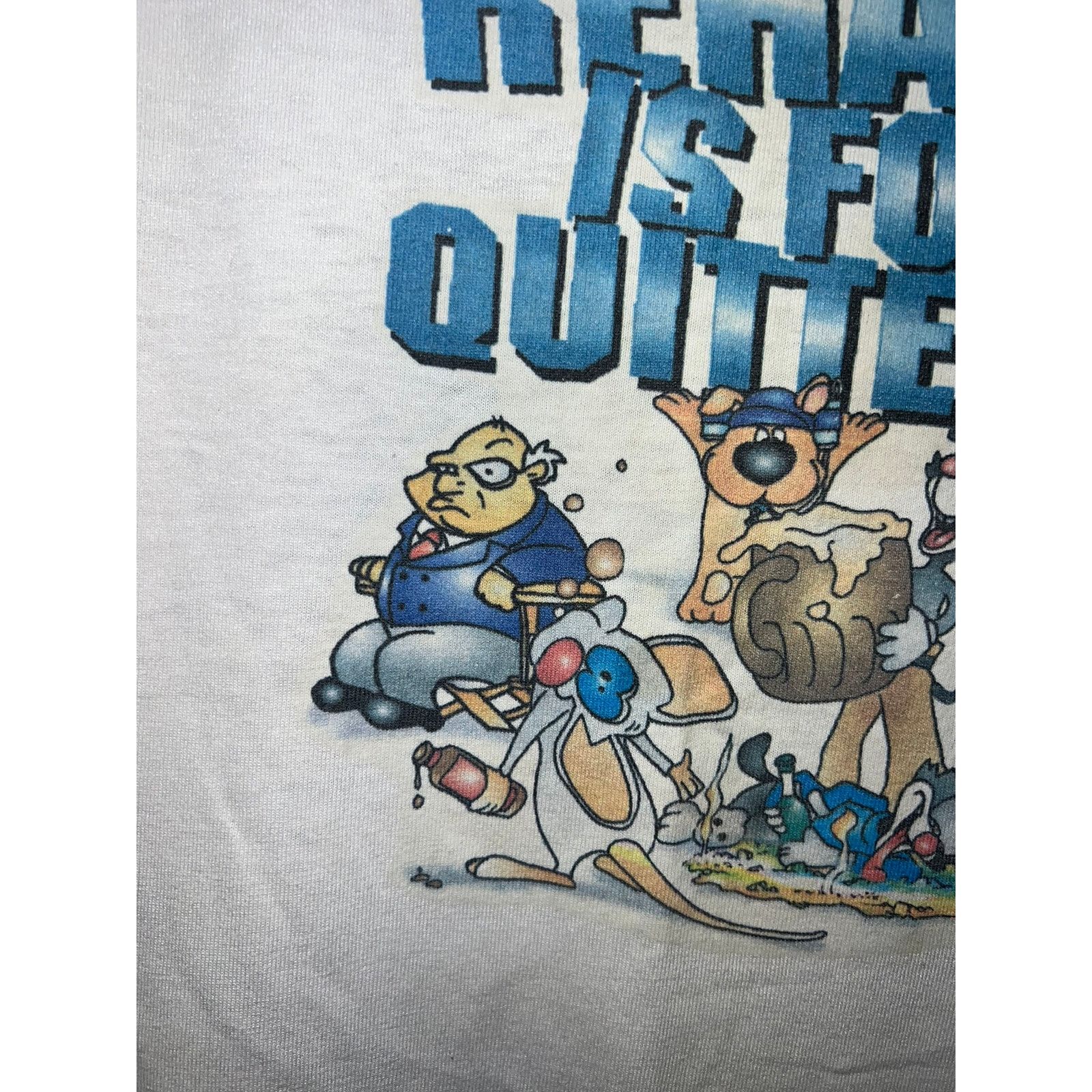 Vintage Vintage Rehab Is For Quitters Shirt Phoenix Tour Tank 90s XL Size US XL / EU 56 / 4 - 3 Thumbnail