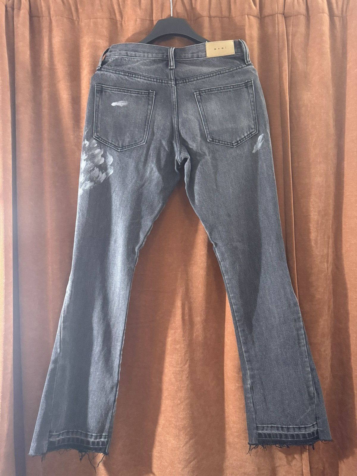 MNML mnml grey paint splatter flared jeans - 28 Size US 28 / EU 44 - 2 Thumbnail