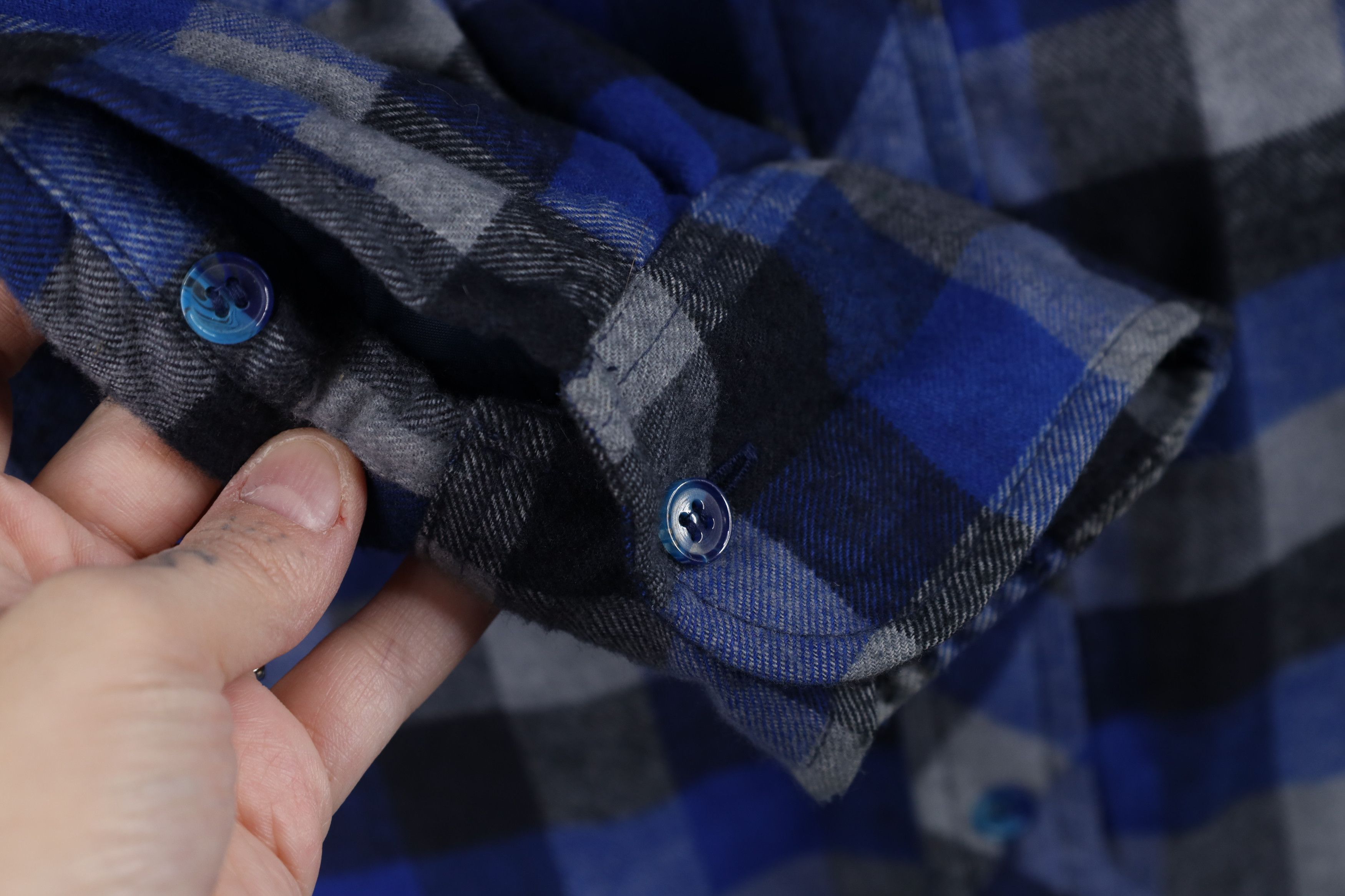 Vintage Vintage 90s Streetwear Flannel Button Shirt Jacket Jac Shirt Size US XL / EU 56 / 4 - 4 Thumbnail