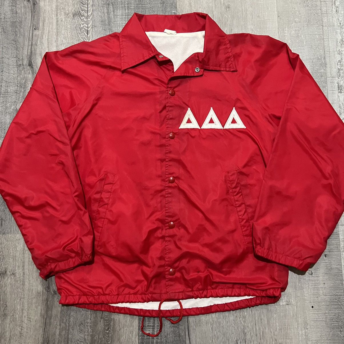 Vintage VTG 70s/80s Tri Delta Delta Delta Sorority Jacket Snap Size US M / EU 48-50 / 2 - 1 Thumbnail