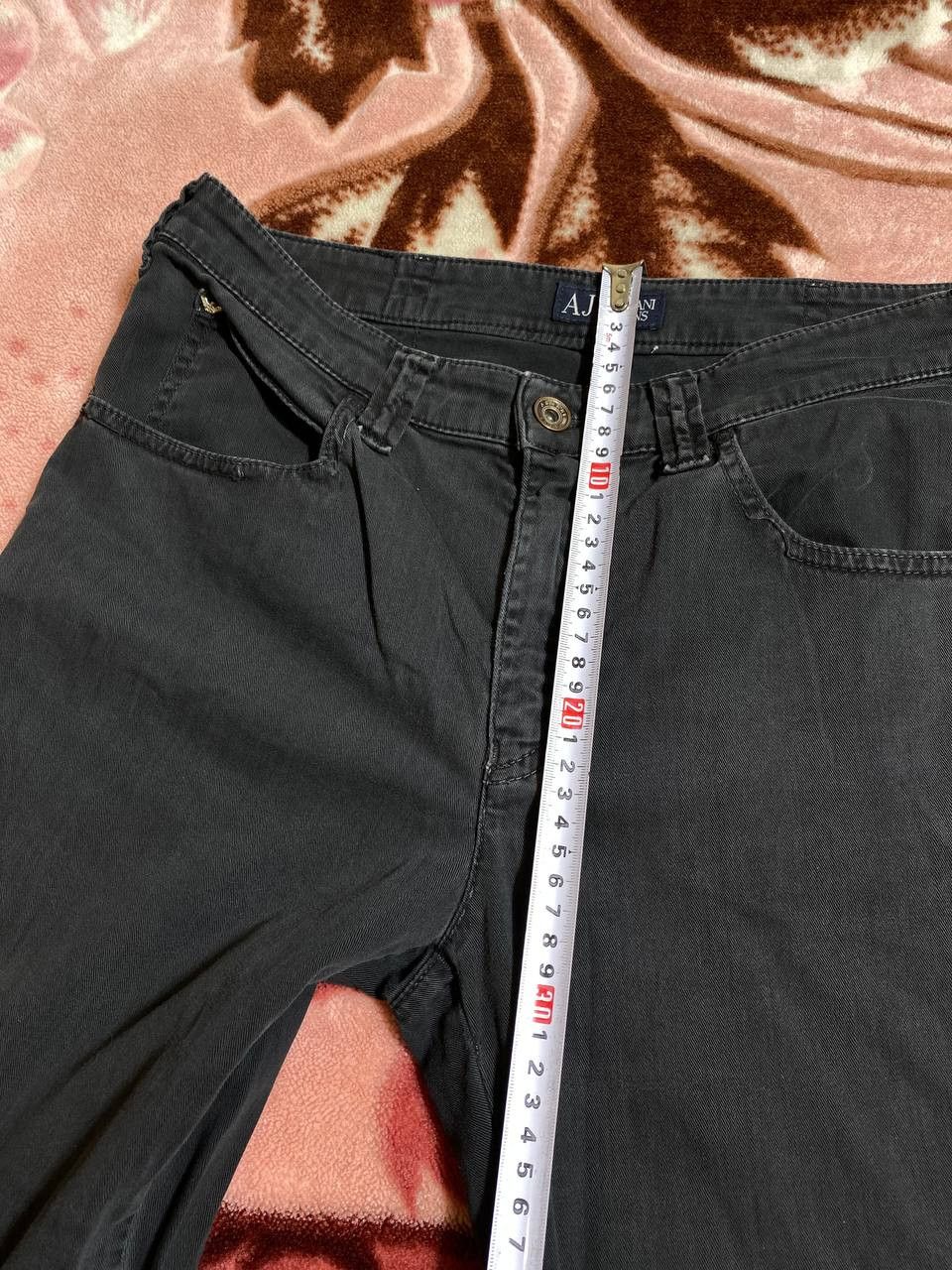 Armani × Vintage Vintage Armani Pocket Logo Baggy Jeans Y2K 32 Size US 30 / EU 46 - 17 Thumbnail