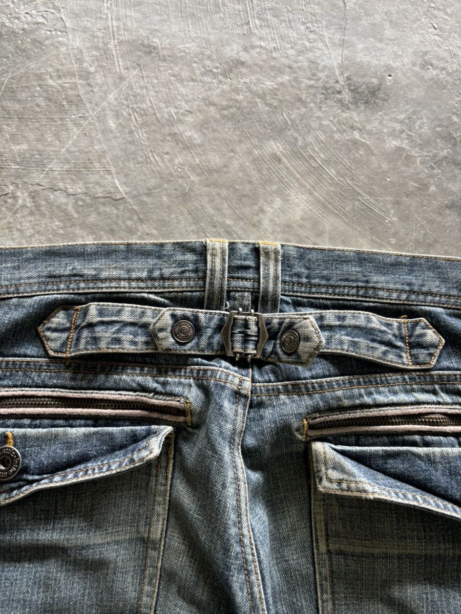 Hysteric Glamour in the attic japanese jeans punk grunge multi zipper design Size US 35 - 13 Thumbnail