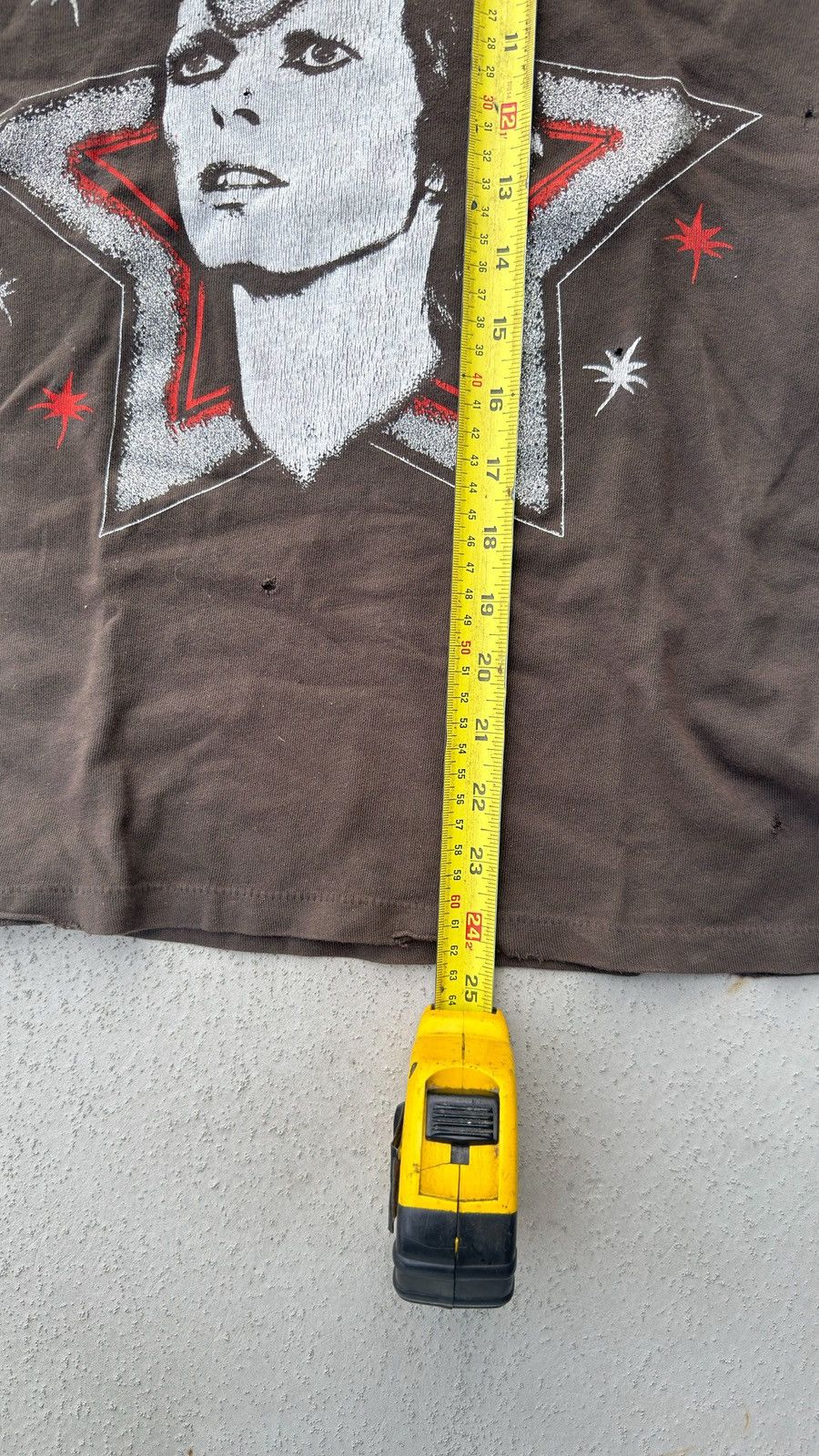 Vintage Vintage Distressed David Bowie Baby Tee Size US M / EU 48-50 / 2 - 10 Thumbnail