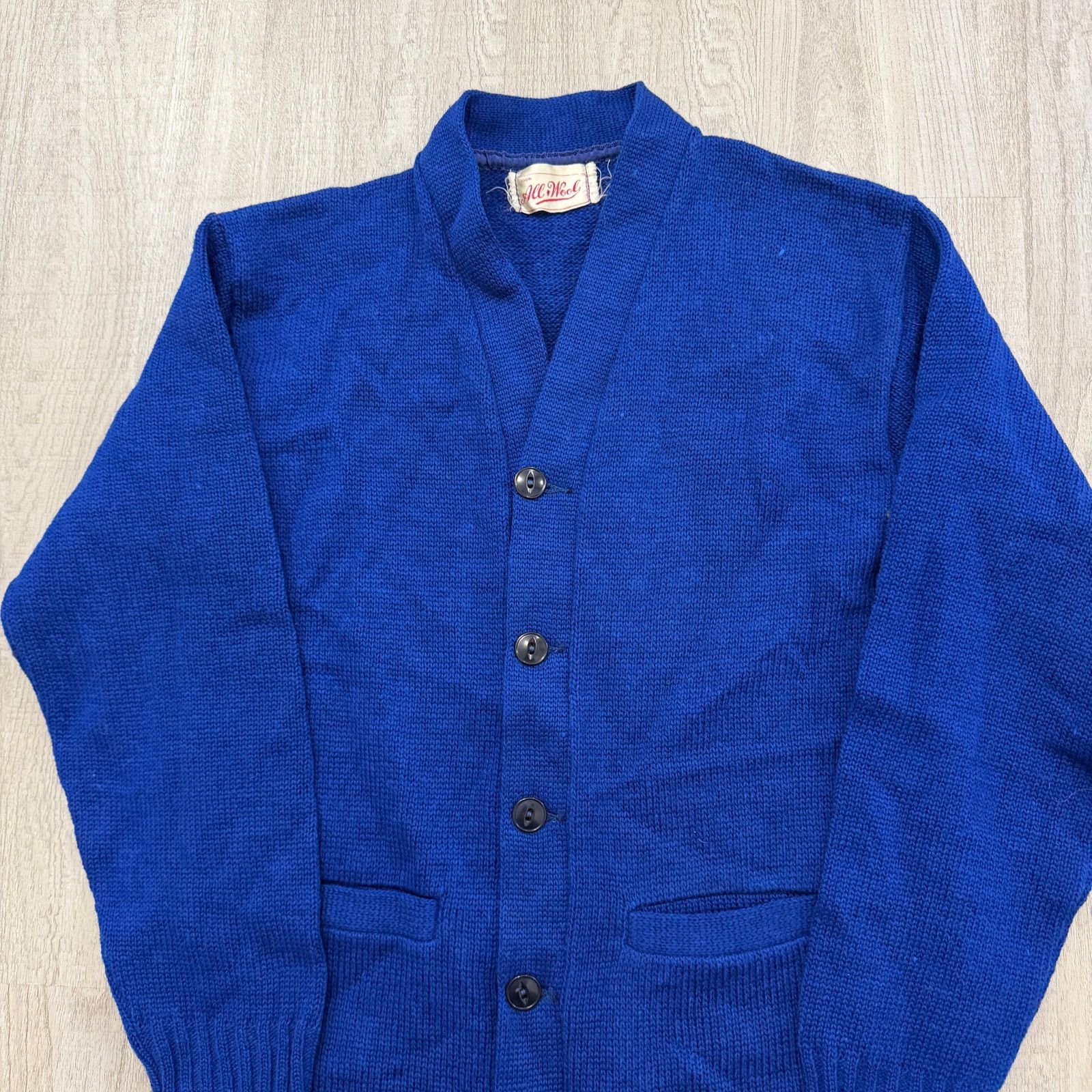 Vintage Vintage 100% All Wool Cardigan Sweater Small 50s 60s Preppy Size US S / EU 44-46 / 1 - 2 Thumbnail