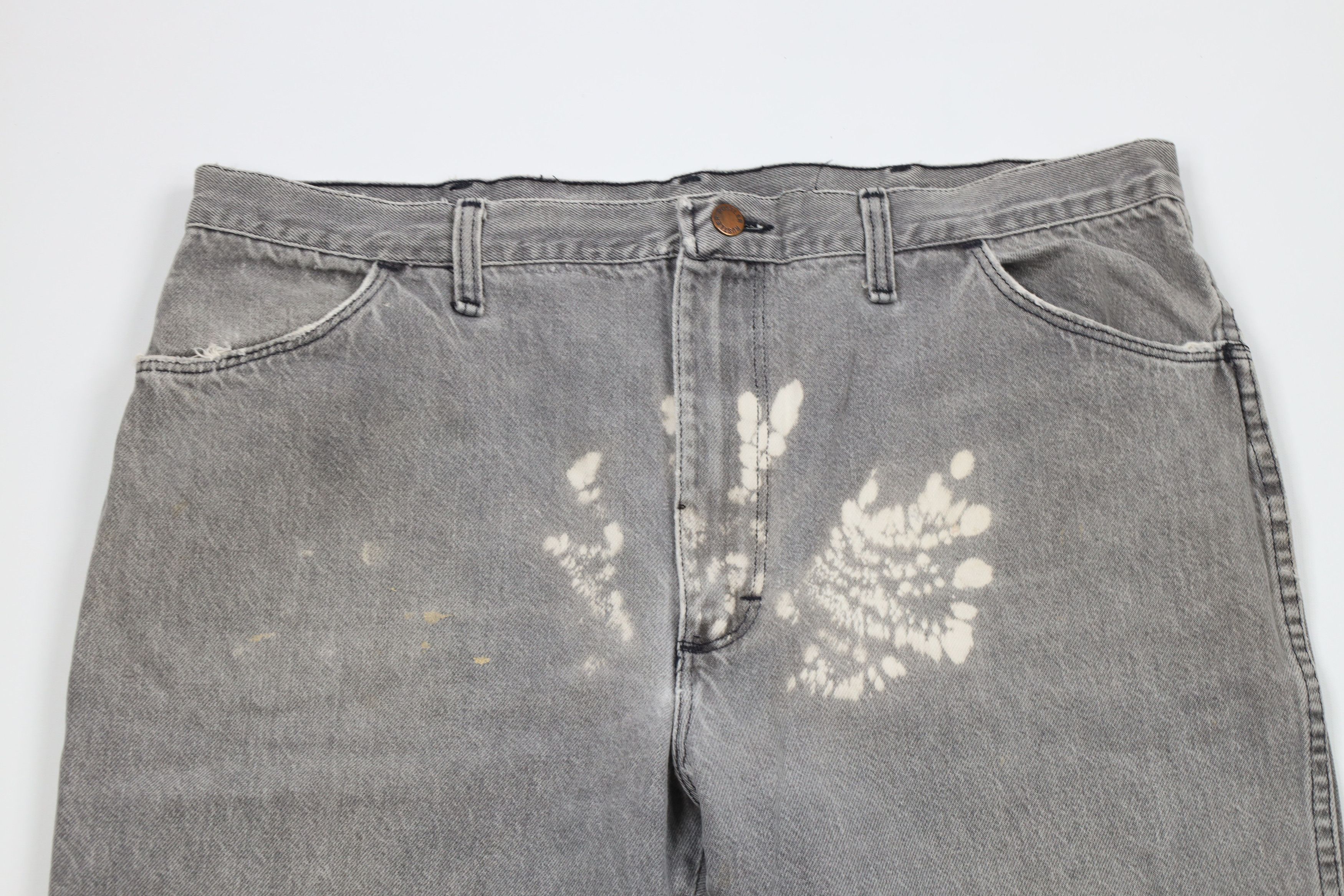 Vintage Vintage 90s Streetwear Flared Bootcut Denim Jeans Gray USA Size US 40 / EU 56 - 2 Thumbnail