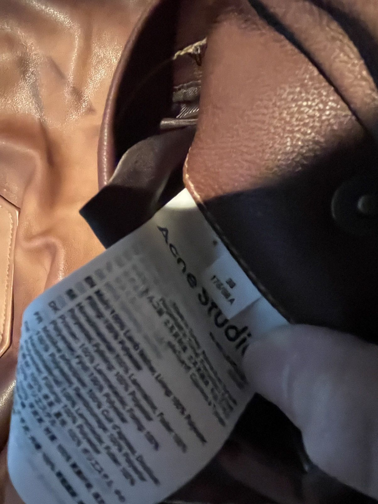 Acne Studios Ombré Leather Bomber Size XS / US 0-2 / IT 36-38 - 4 Thumbnail