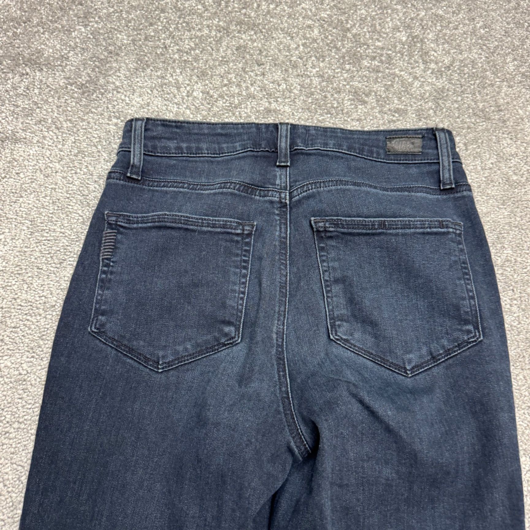 Paige Paige Jeans Womens 27 Blue Dark Wash High Rise Skinny Slim 5-Pocket Denim Size 27" / US 4 / IT 40 - 5 Thumbnail