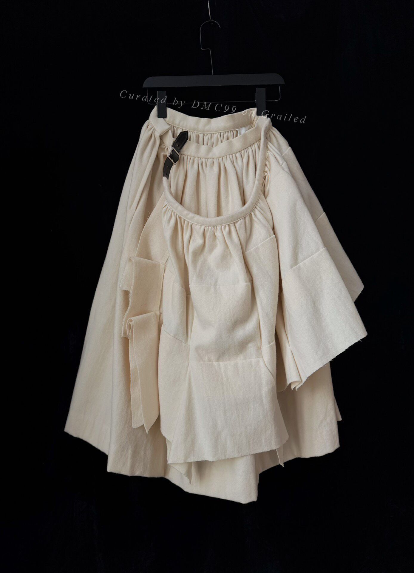 Rei Kawakubo Comme des Garçons 2021 Mainline Deconstructed Skirt Size 33" - 1 Thumbnail