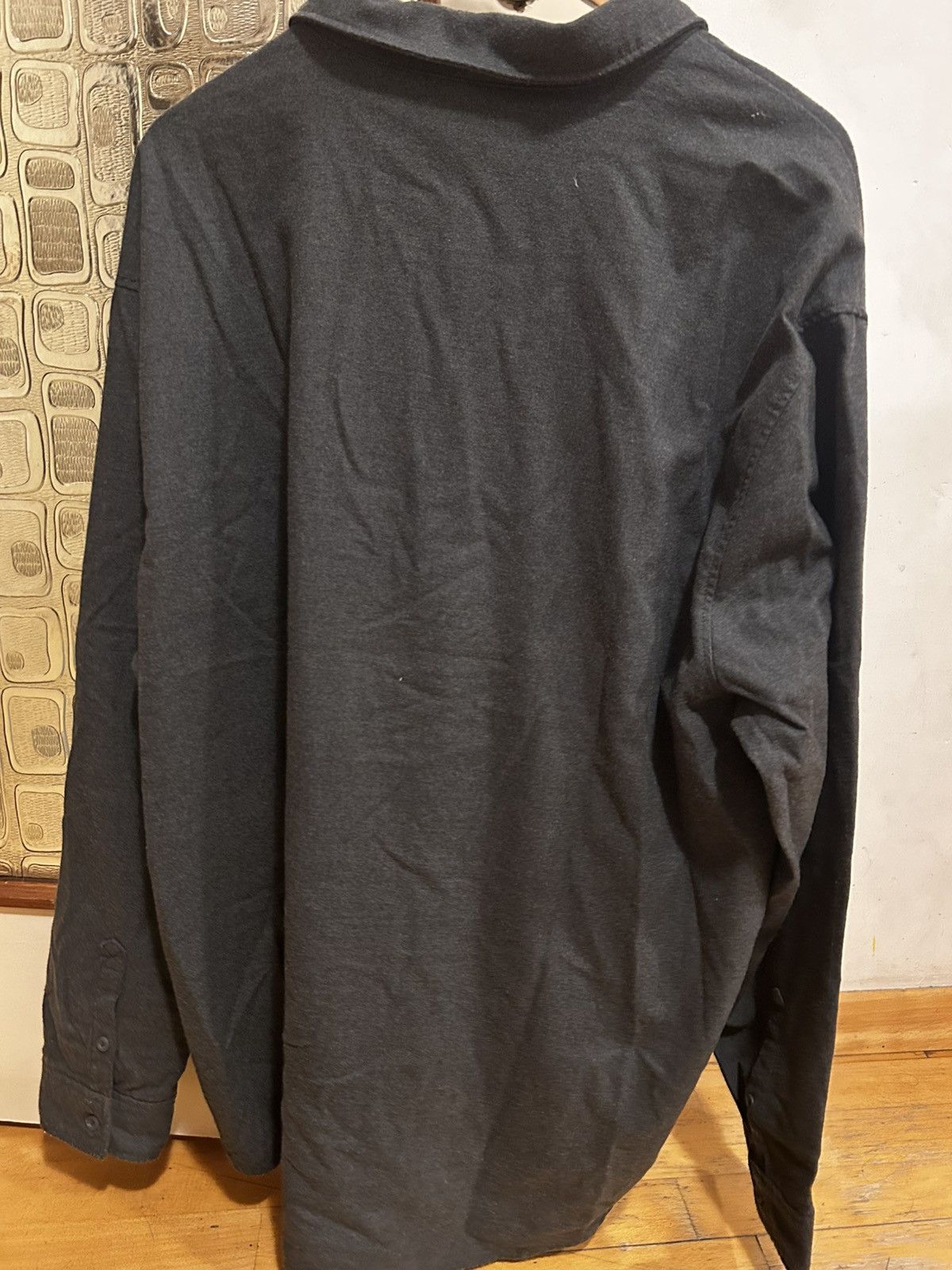 H&M H&M Men’s Shirt XXL – Black Long Sleeve Casual Button-Up Size US XXL / EU 58 / 5 - 4 Thumbnail