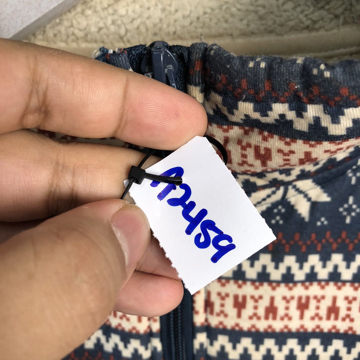 Japanese Brand Ragaxx Blue japan vintage art Sweater #A2459 Size US M / EU 48-50 / 2 - 9 Thumbnail