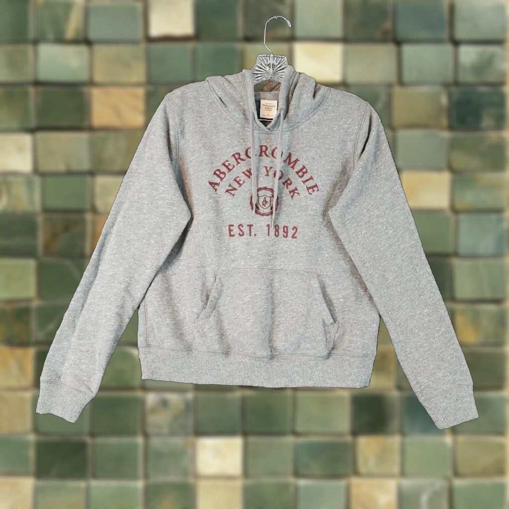 Abercrombie & Fitch Abercrombie & Fitch Gray Pullover Hoodie Long Sleeve Women's Medium Size M / US 6-8 / IT 42-44 - 1 Thumbnail