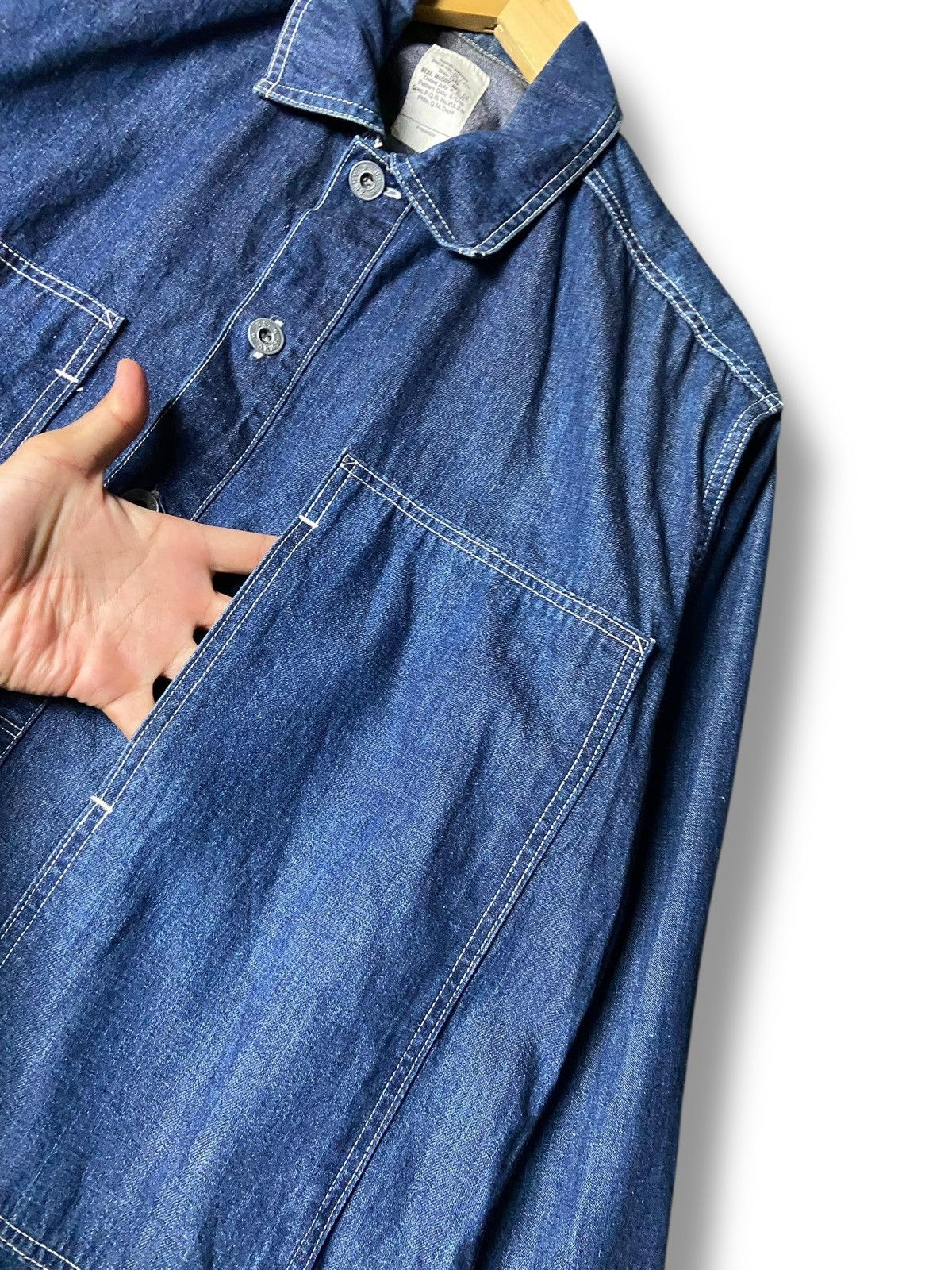 The Real McCoy's The Real Mc Coys’ Dungaree Pullover Denim Jacket (166) Size US M / EU 48-50 / 2 - 7 Thumbnail