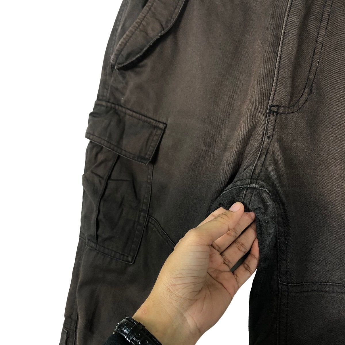 Hysteric Glamour 🔥Vintage Bush Pants Biker Cargo Multi Pockets Size US 32 / EU 48 - 13 Thumbnail