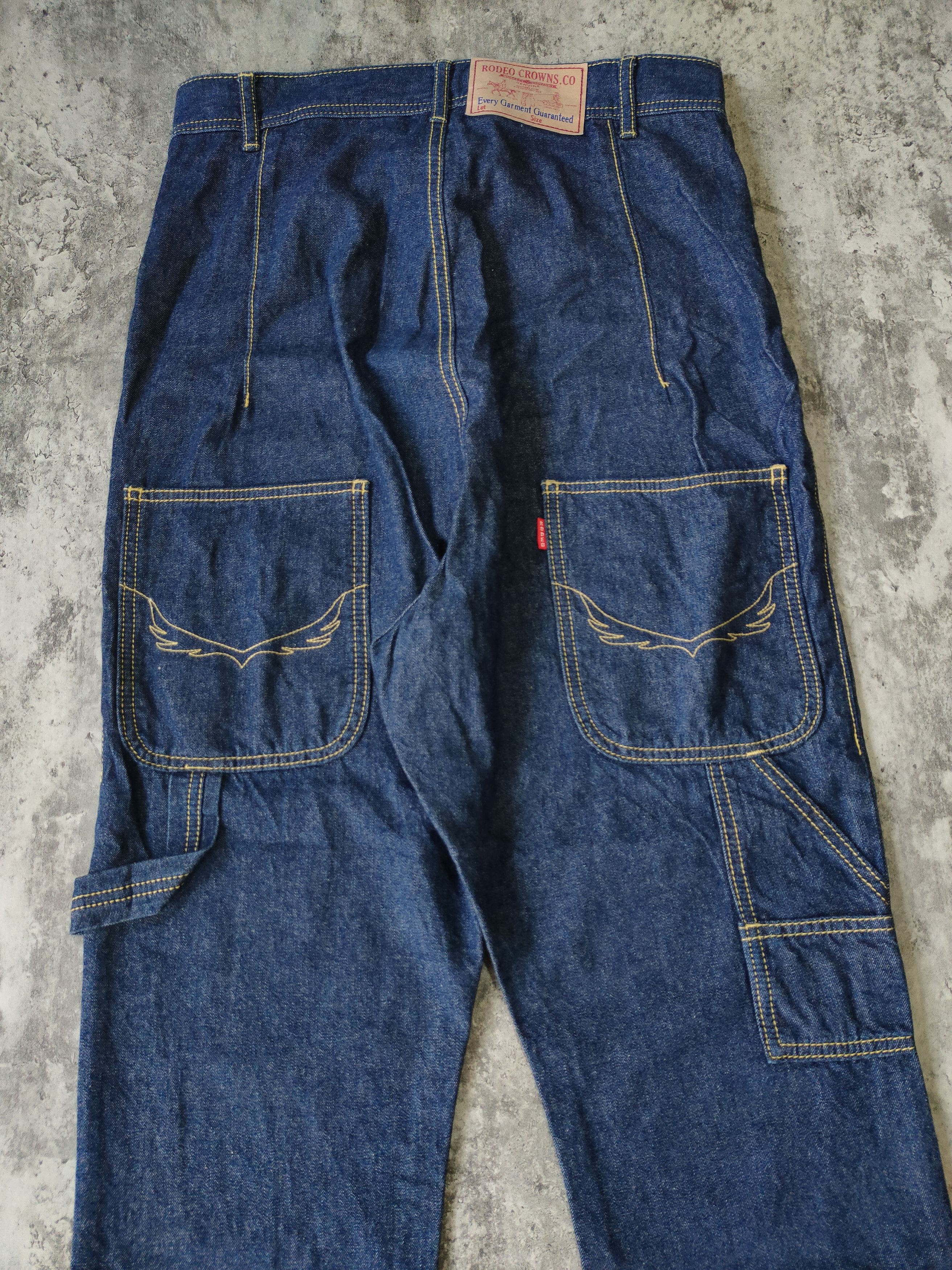Hysteric Glamour × Japanese Brand × Kapital Rodeo Crowns Japan Bagy Carpenter Pans Size US 31 - 6 Thumbnail