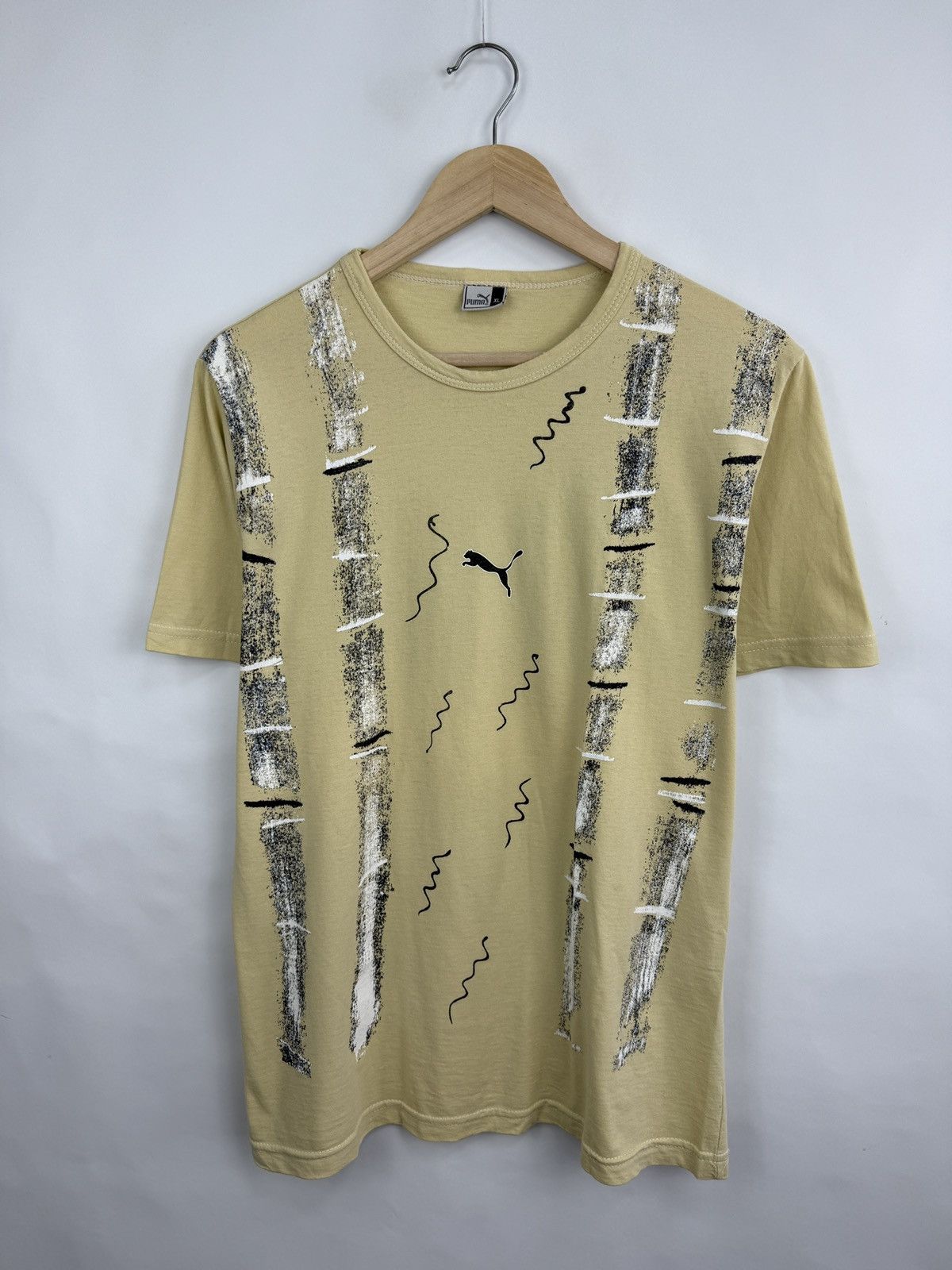 Puma × Vintage 🇮🇹 Vintage 80s Puma SpeedCat T-Shirt Italy Rare Retro Hype Size US L / EU 52-54 / 3 - 3 Thumbnail
