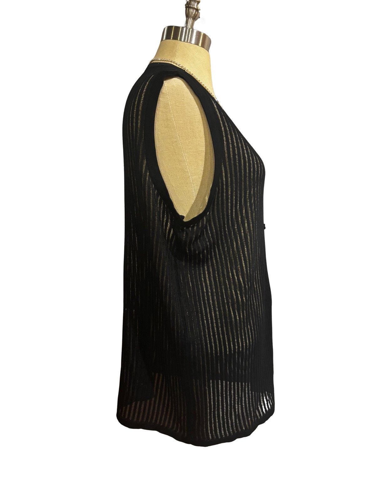 Other Black sheer Vest.wv4428 Size XXL / US 16-18 / IT 52-54 - 3 Thumbnail