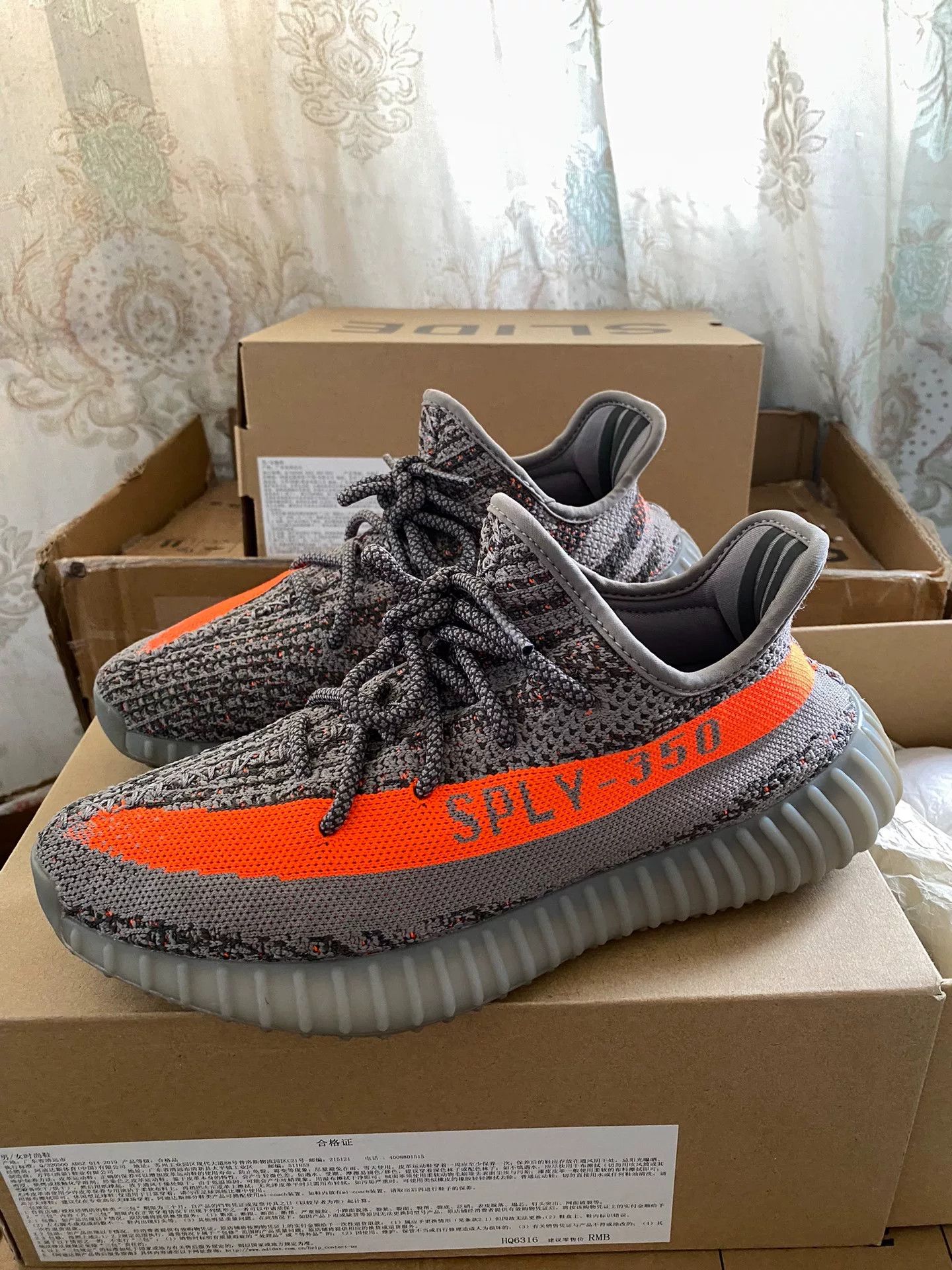 Adidas Adidas YEEZY350 Gray Lowtop Sneakers 40 Men Size US 7.5 / EU 40-41 - 1 Thumbnail
