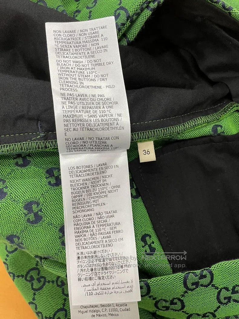 Gucci Gucci Green old flower logo shorts Size 24" / US 00 / IT 34 - 6 Thumbnail