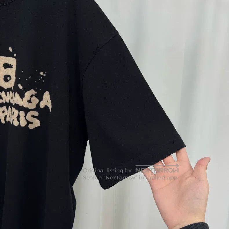 Balenciaga Balenciaga Splatter Print Letter Short Sleeve Size US M / EU 48-50 / 2 - 4 Thumbnail
