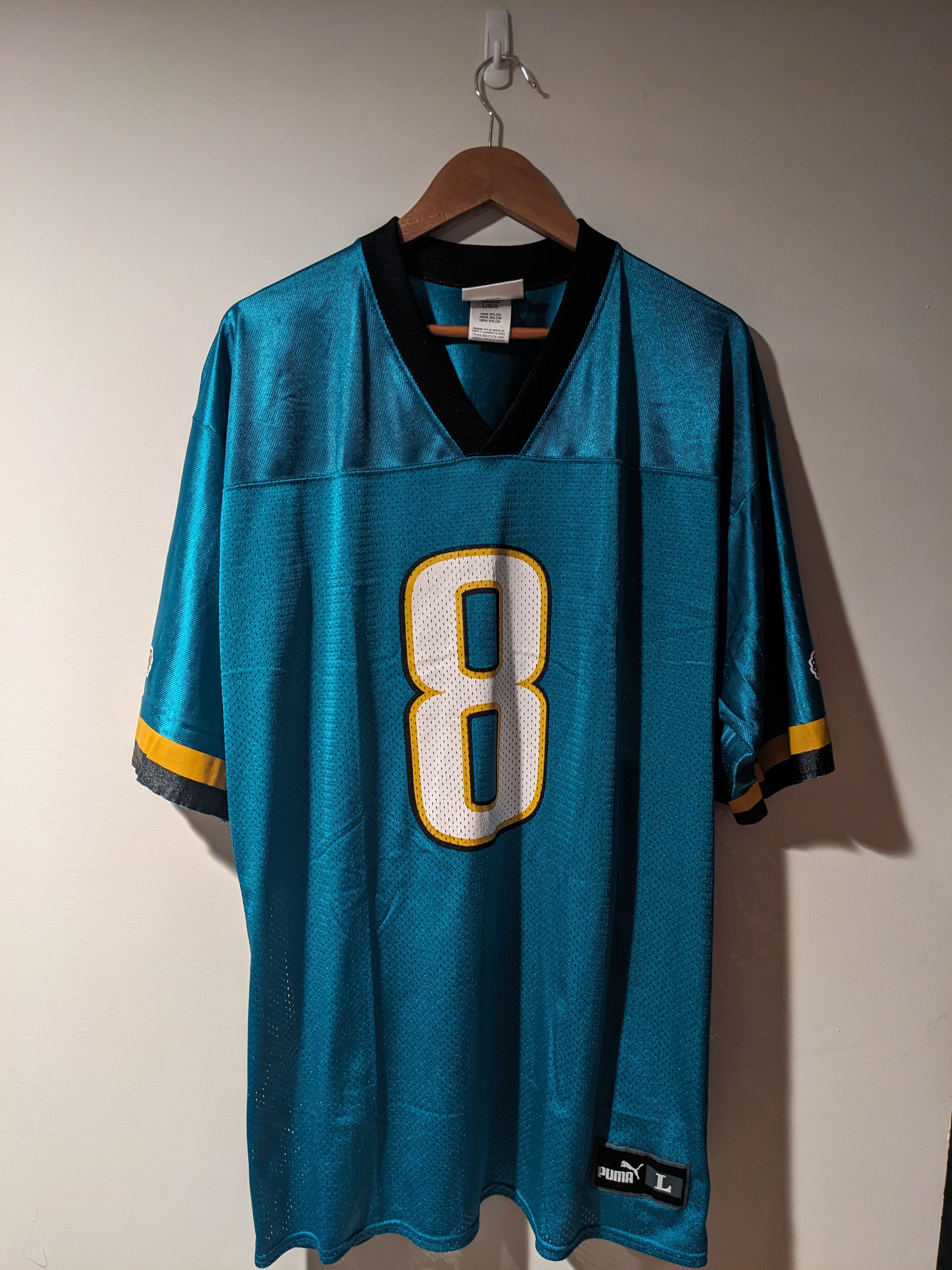 NFL × Vintage Vintage Jacksonville Jaguars Brunell NFL Football Jersey Size US L / EU 52-54 / 3 - 7 Thumbnail