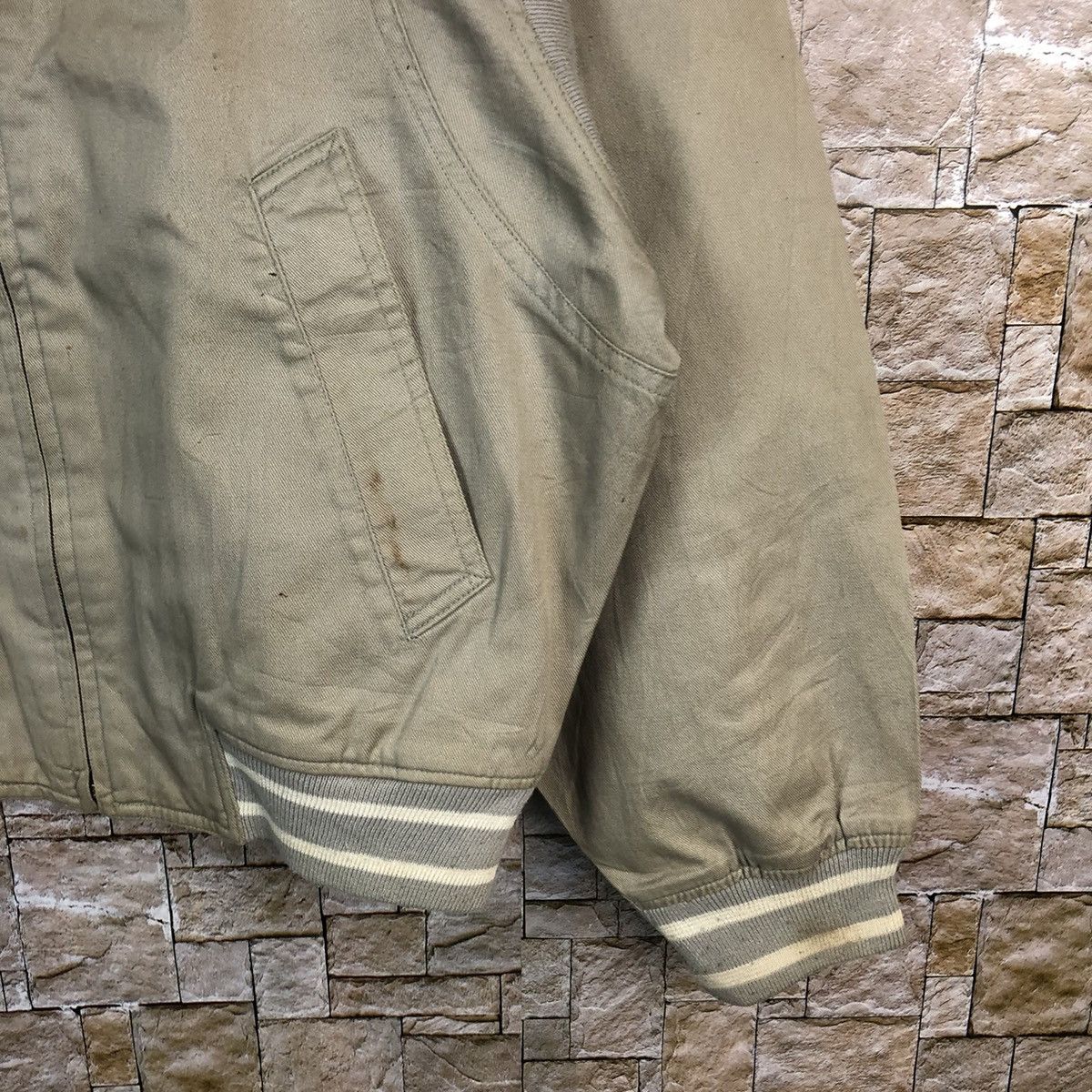Japanese Brand Gulk Brown Bombers varsity Jacket #A382 Size US M / EU 48-50 / 2 - 8 Thumbnail