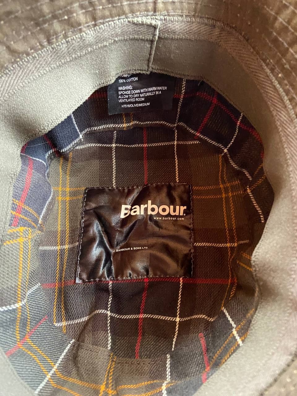Barbour Vintage Barbour waxed cap hat Size 32 - 6 Thumbnail