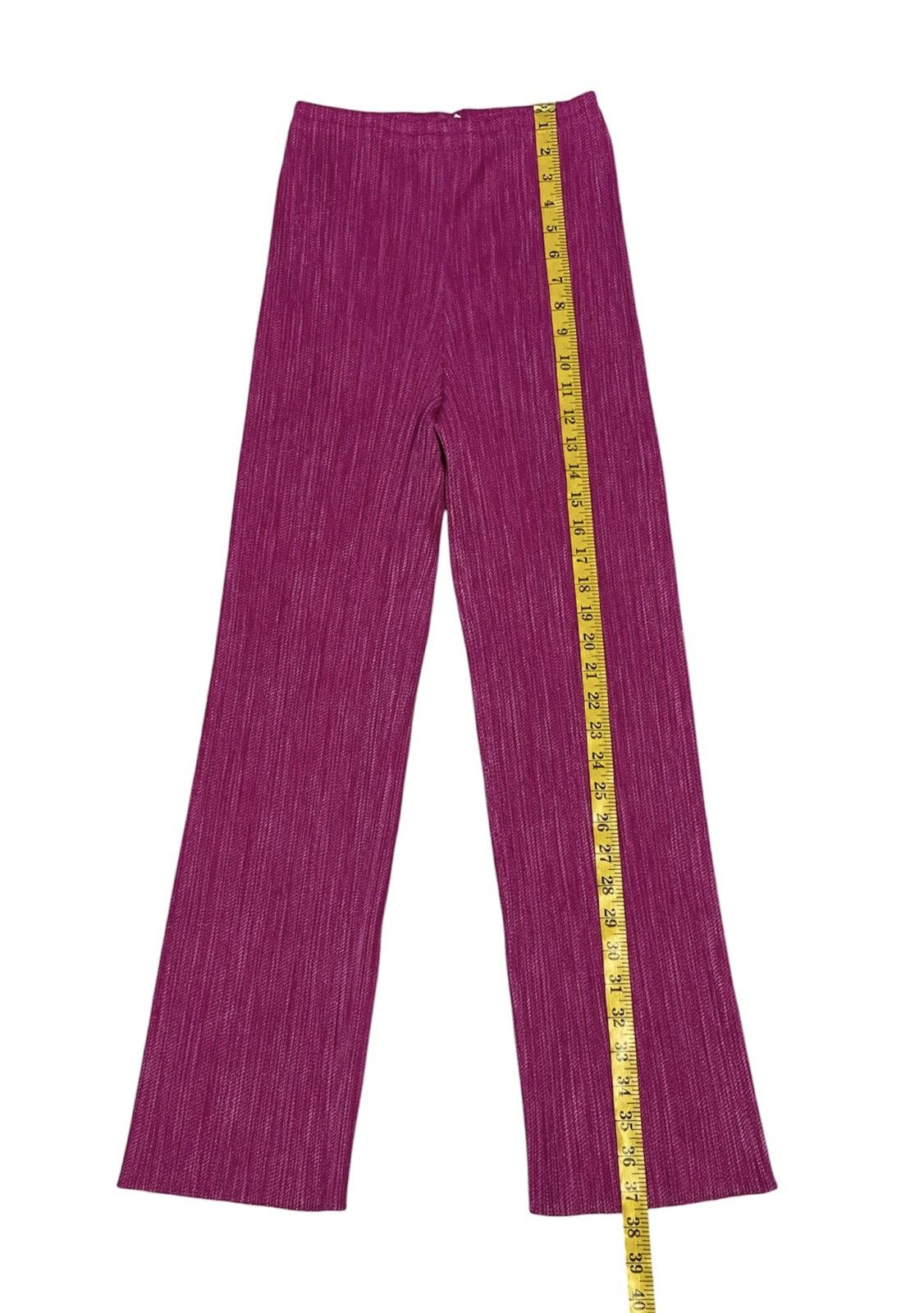 Pleats Please Issey Miyake Pleats Please Pleated Wide Leg Trousers Pants Size 28" / US 6 / IT 42 - 12 Thumbnail