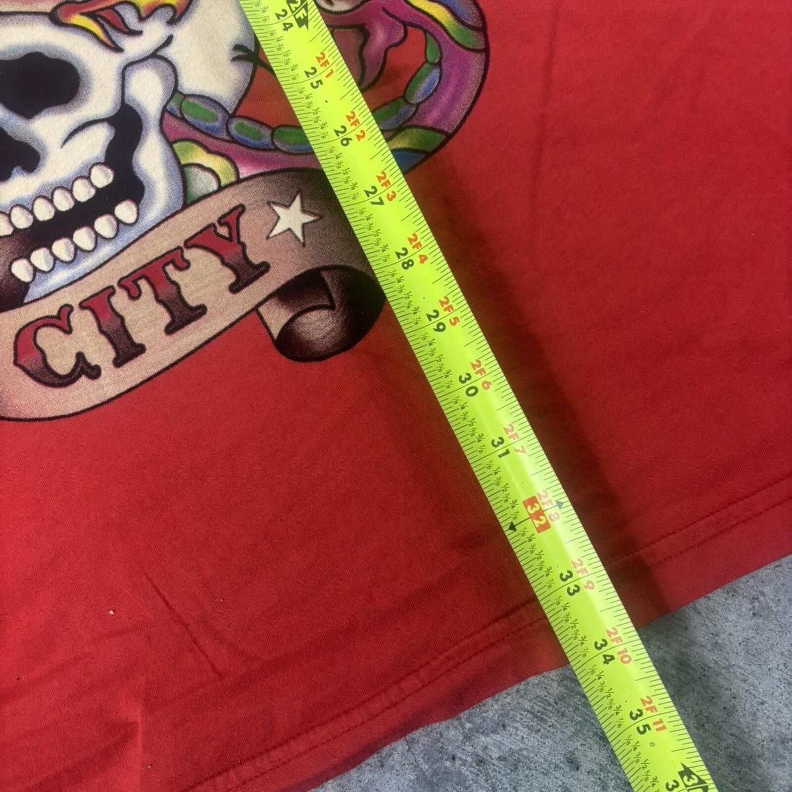 Ed Hardy Ed Hardy Christian Audigier Y2K Gothic Skull Graphic T Shirt Size US XXL / EU 58 / 5 - 5 Thumbnail
