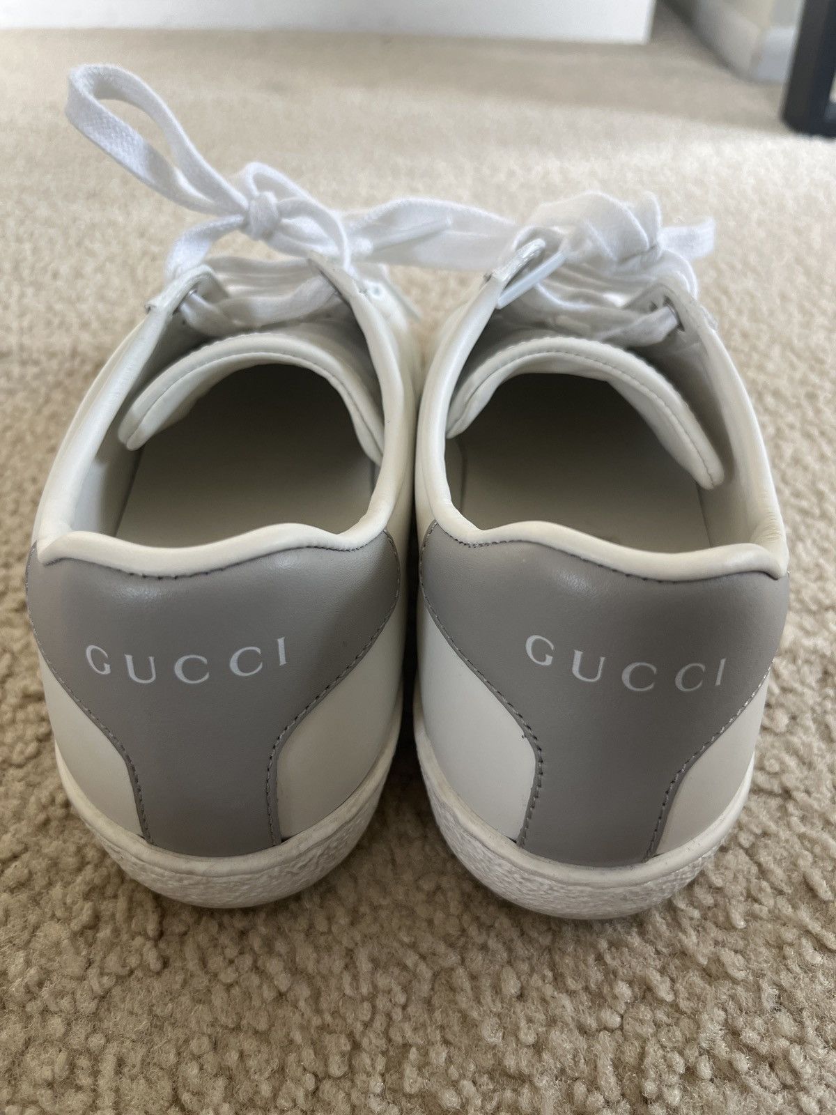 Gucci Gucci White Women's Ace Sneaker With Interlocking G Size US 6 / IT 36 - 2 Thumbnail