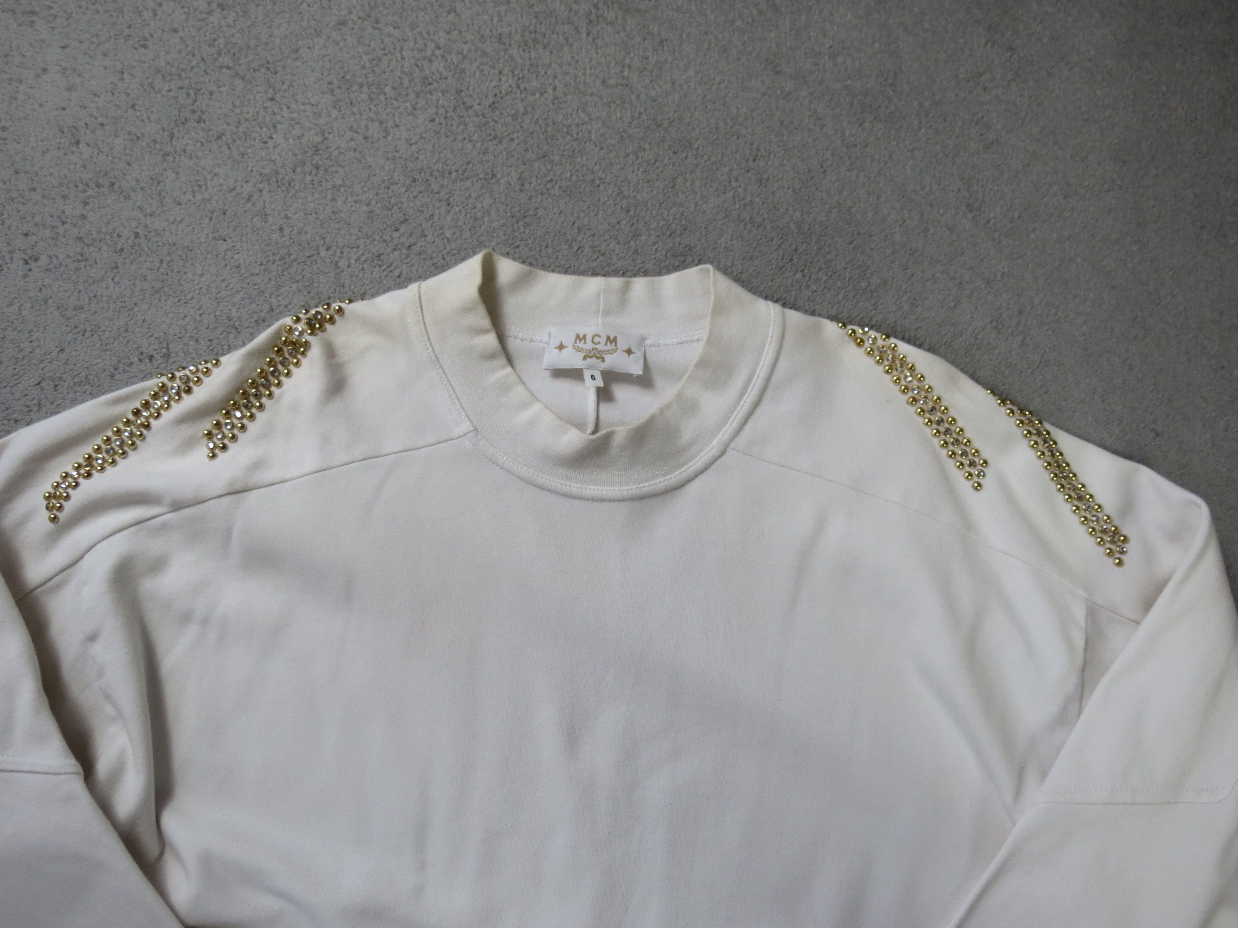 MCM × Vintage MCM vintage sweatshirt with decorations Size US XL / EU 56 / 4 - 4 Thumbnail