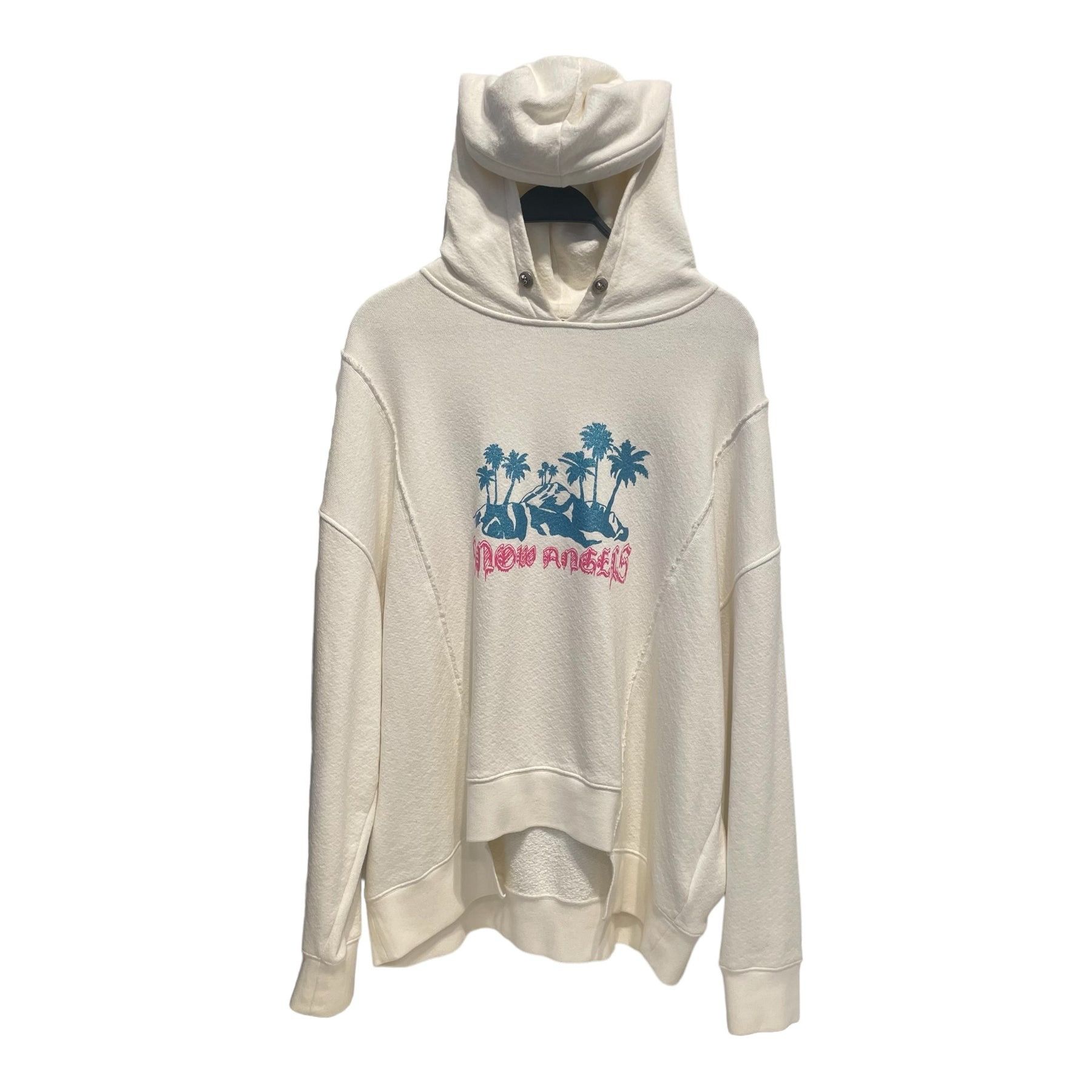 Moncler × Palm Angels Collab Reconstructed Drop Shoulder Hoodie Size US M / EU 48-50 / 2 - 1 Thumbnail