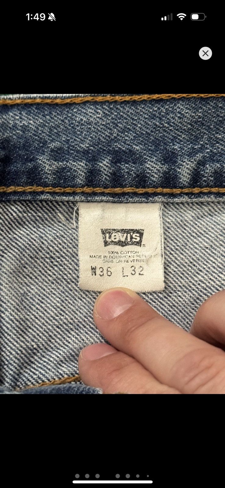 Levi's Vintage Clothing Vintage Y2K Levi’s Relaxed Baggy Skater Light Wash Jeans Size US 36 / EU 52 - 5 Thumbnail