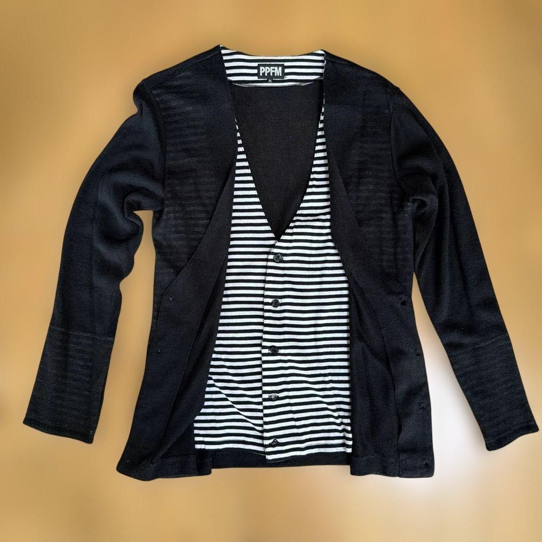 PPFM Rare PPFM double layered cardigan Size US M / EU 48-50 / 2 - 2 Thumbnail