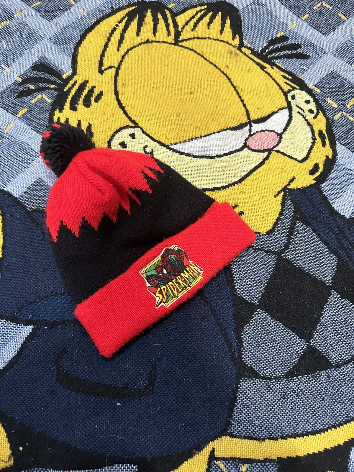 Marvel Comics Vintage 90s Spider Man Beanie Size ONE SIZE - 1 Thumbnail