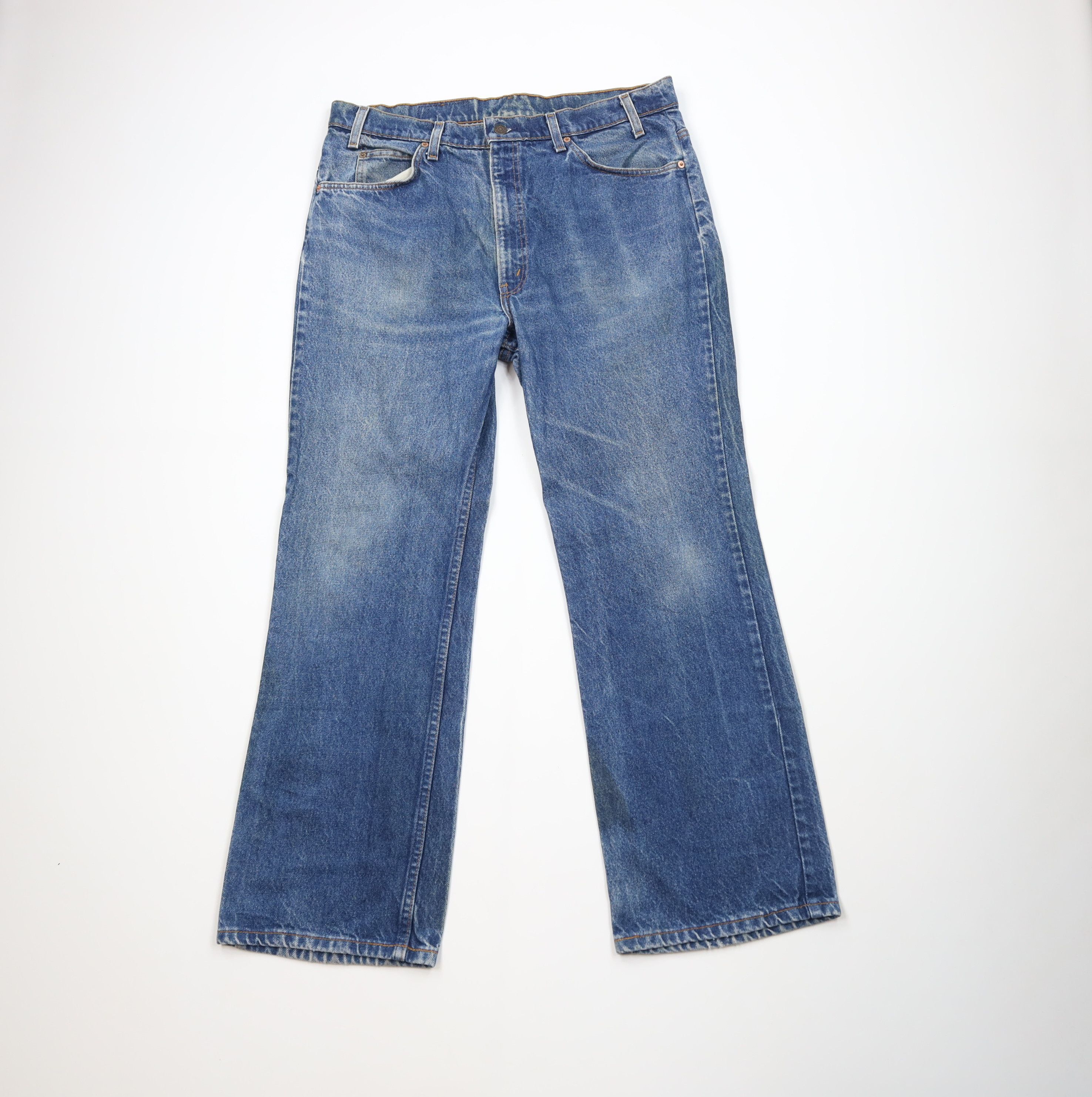 Vintage 80s Levis 517 Orange Tab Western Bootcut Jeans USA